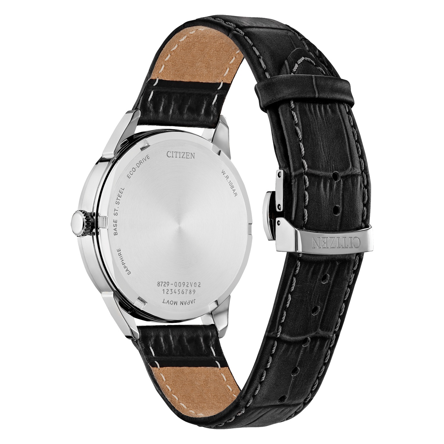 BU2110-01A zegarek złoty klasyczny Ecodrive pasek - miniatura 3