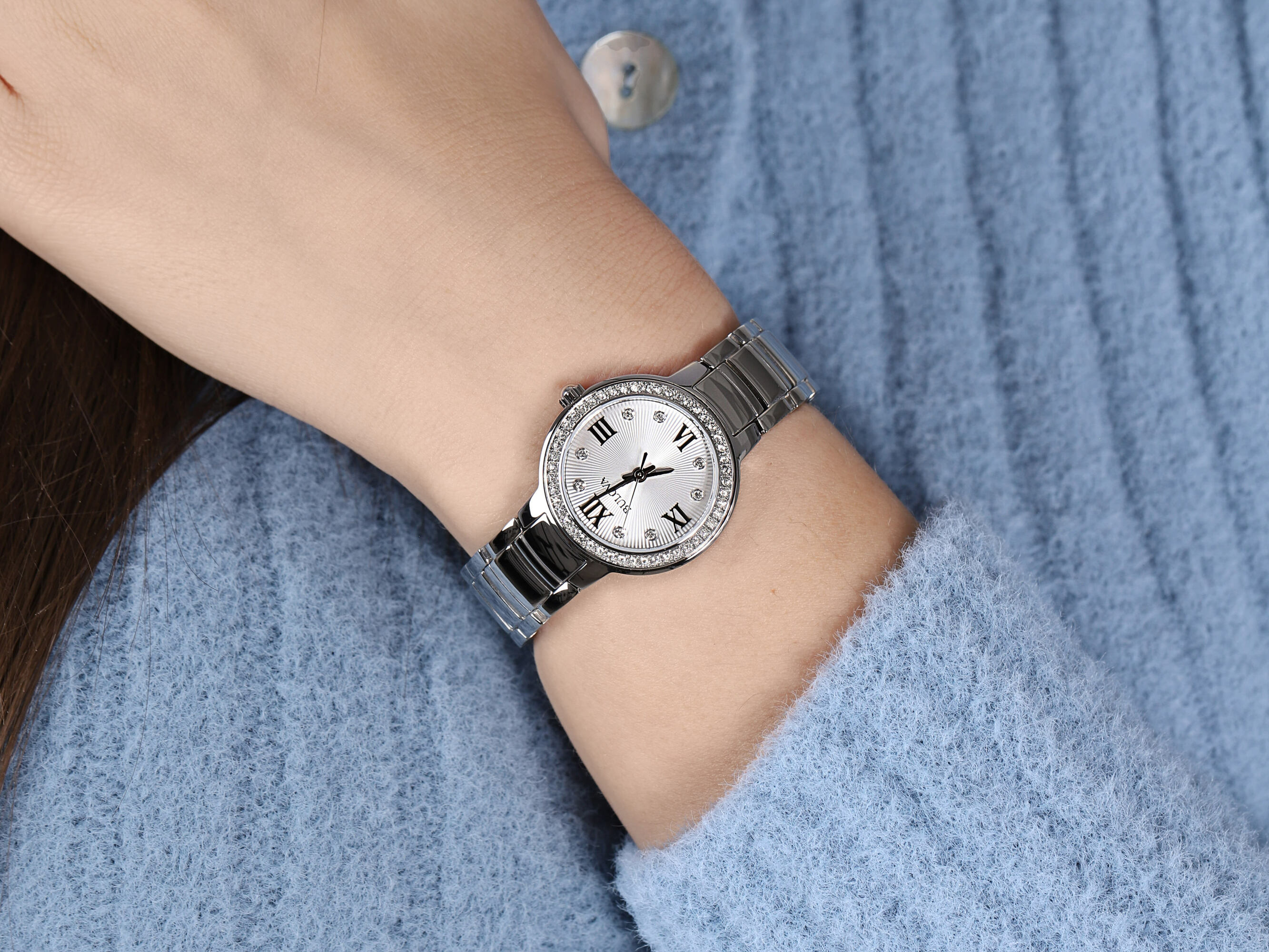 Bulova 96L280 zegarek damski Crystal - miniatura 4