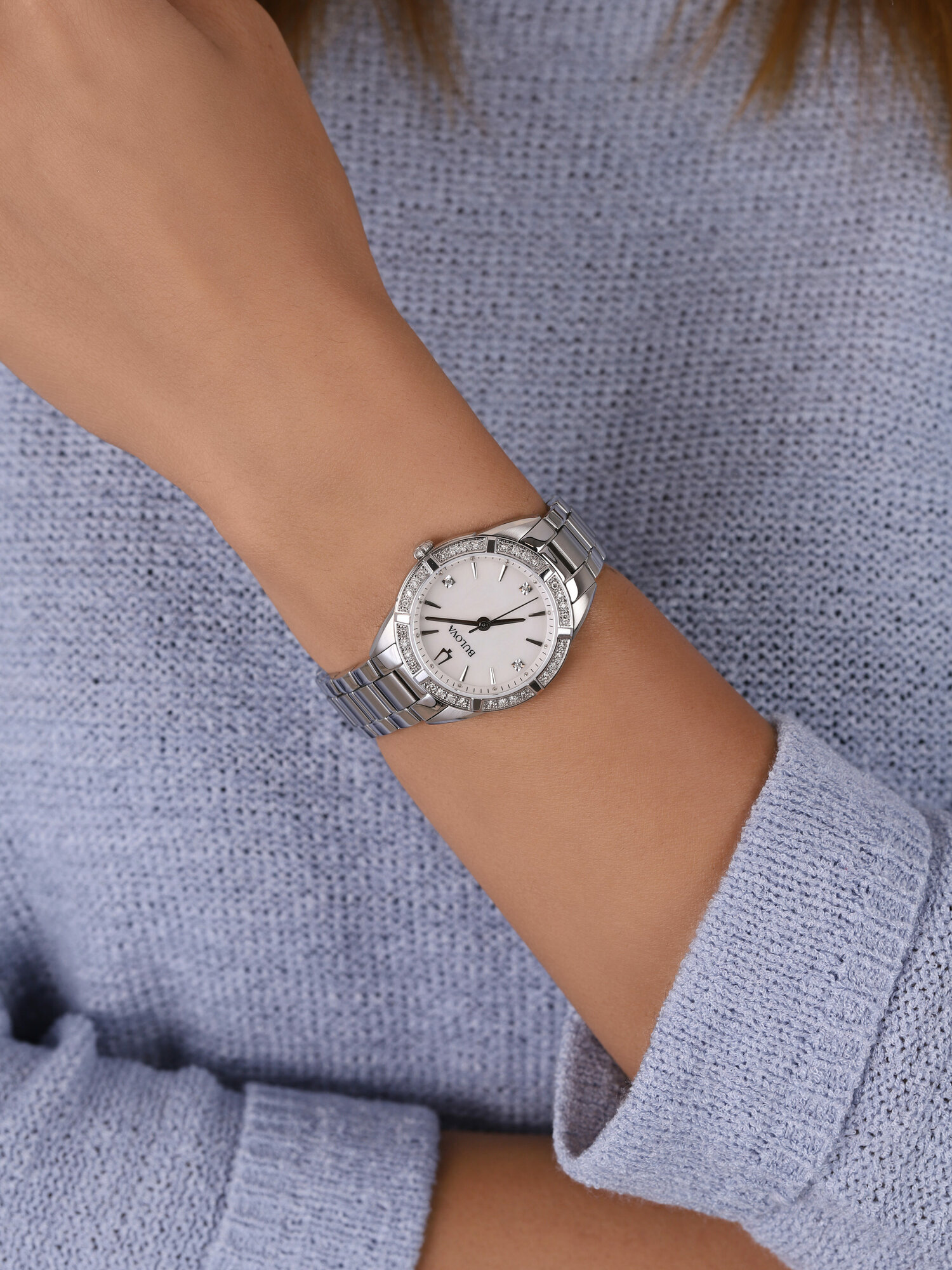 Bulova 96R228 zegarek elegancki Diamond - miniatura 3