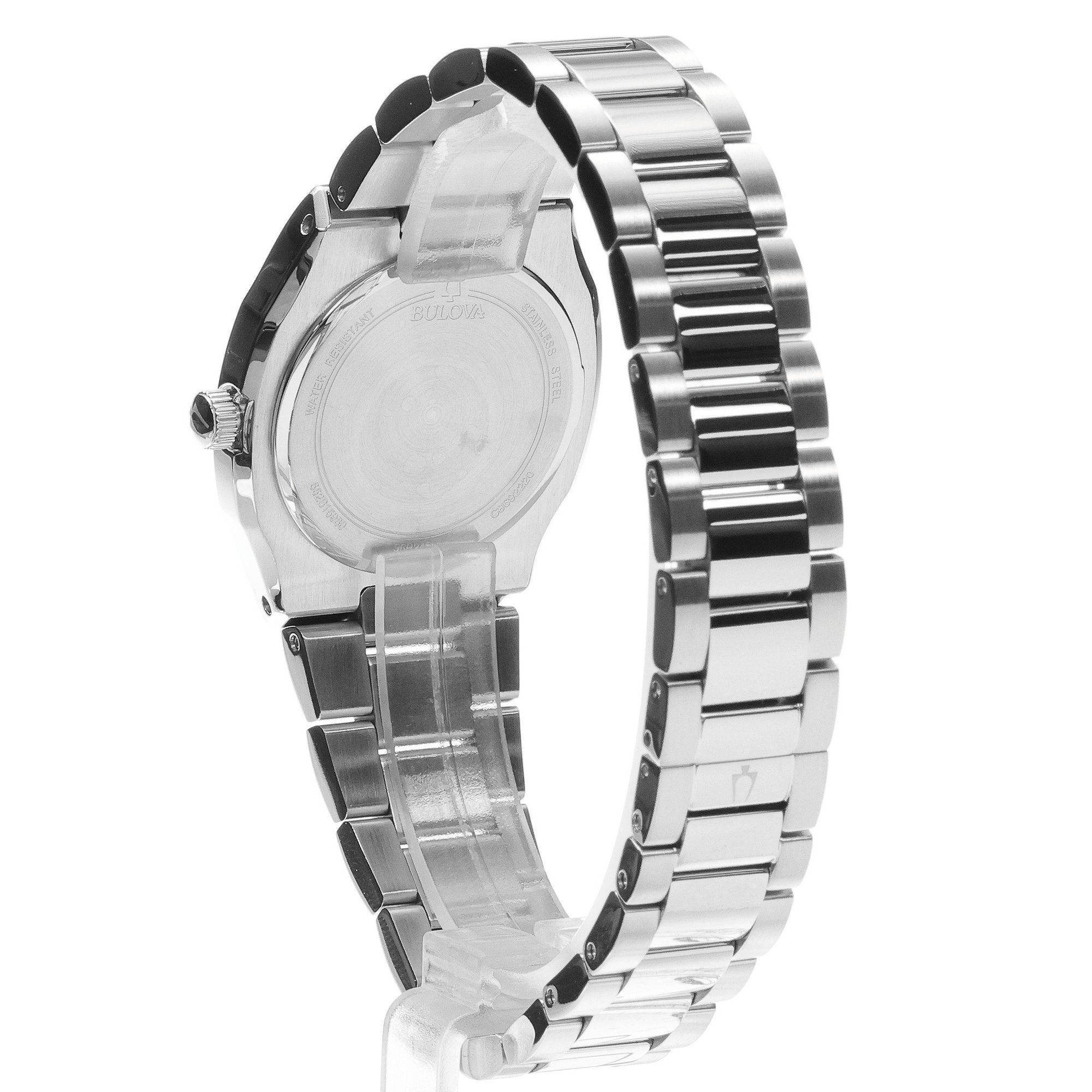 Bulova 96R245 zegarek srebrny elegancki Surveyor bransoleta