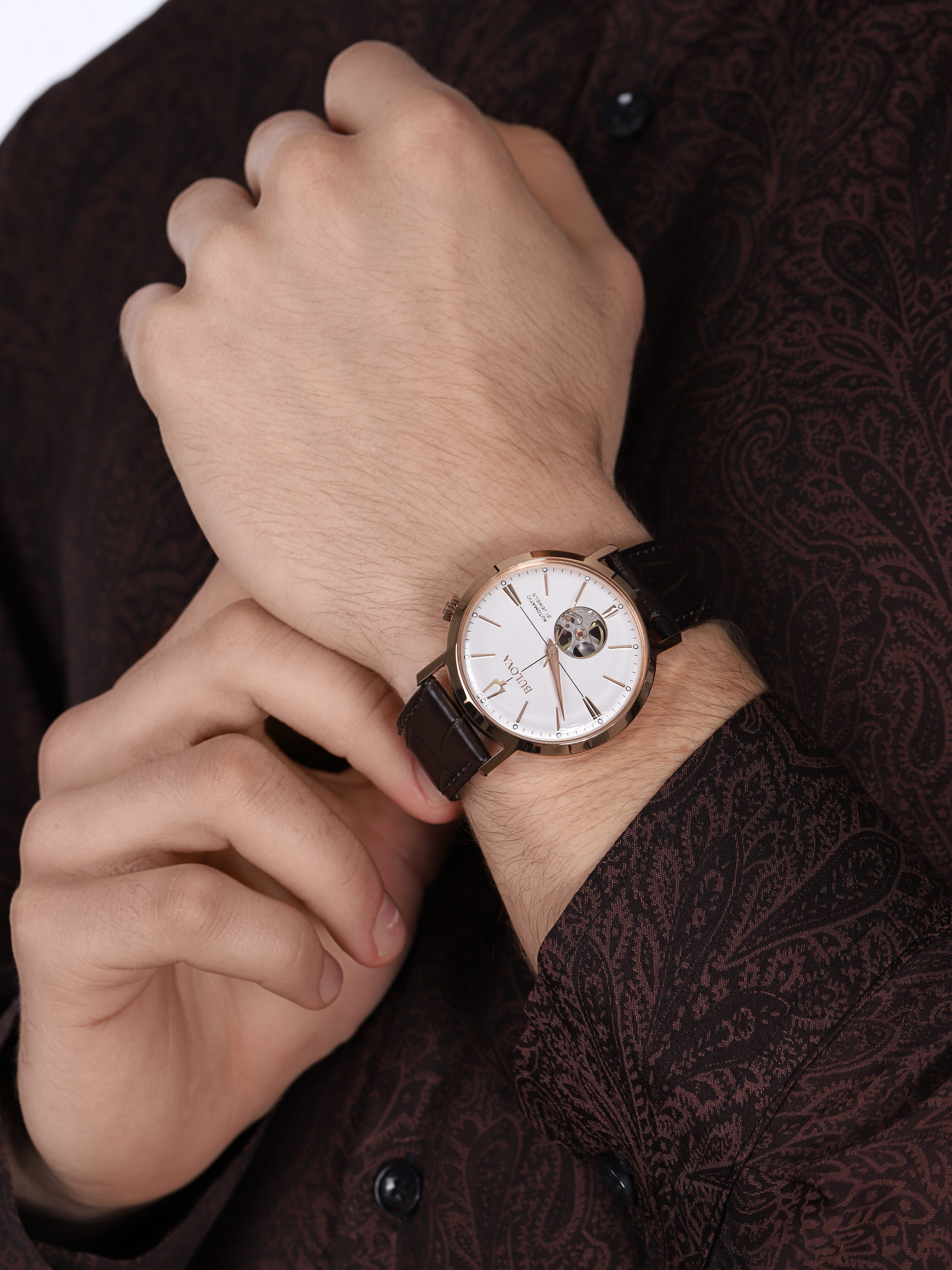 Bulova 97A136 zegarek klasyczny Automatic - miniatura 3