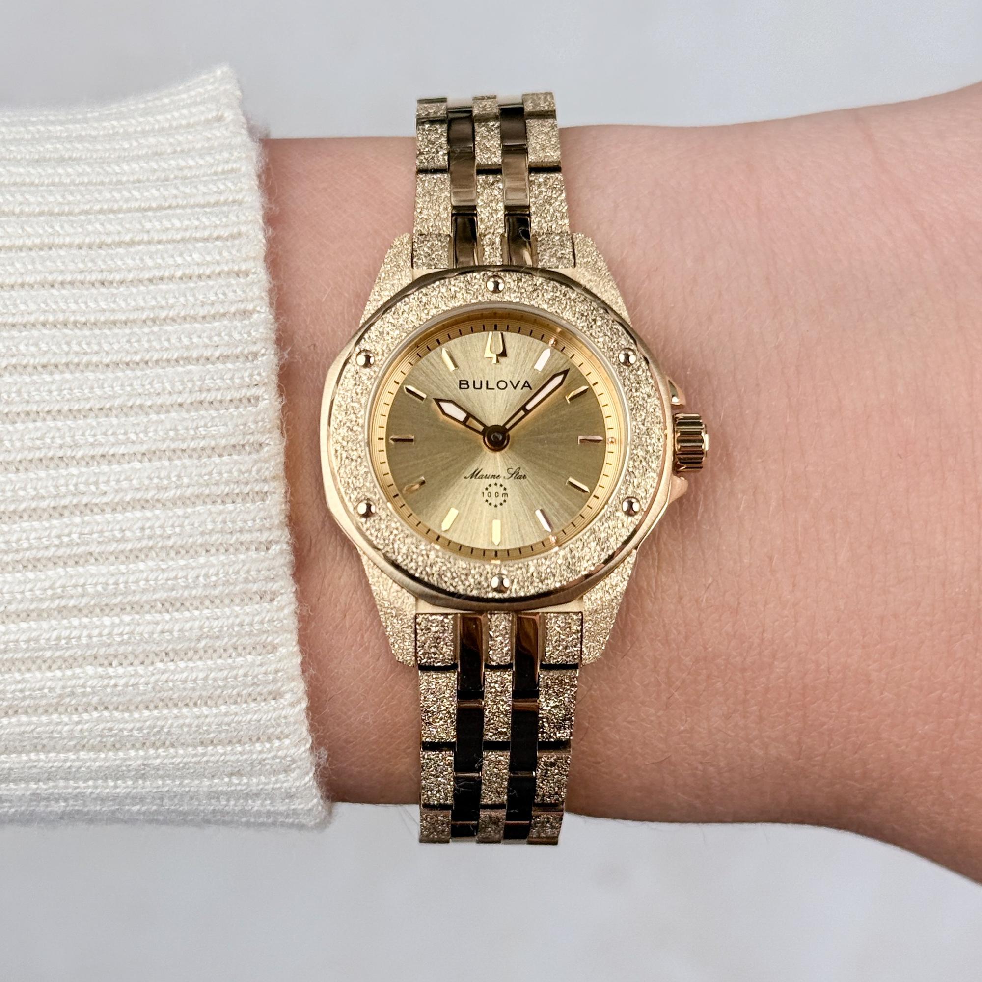 Bulova 97L192 zegarek damski elegancki Marine Star bransoleta - miniatura 10