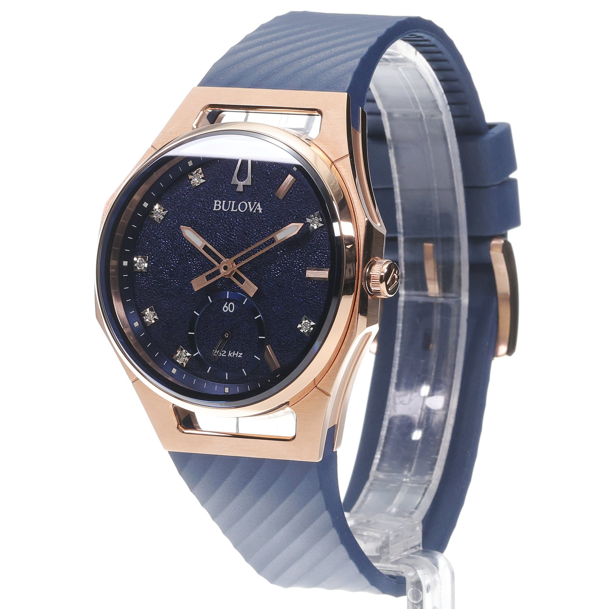 Bulova 97P174 CURV CURV Marc Anthony 40mm zegarek damski sportowy szafirowe - miniatura 2