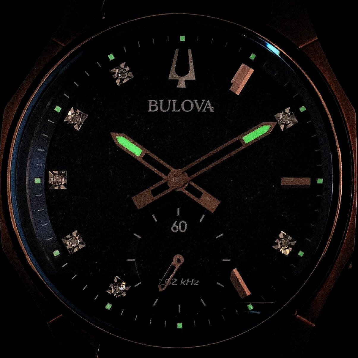 Bulova 97P174 CURV Marc Anthony 40mm CURV sportowy zegarek różowe złoto - miniatura 5