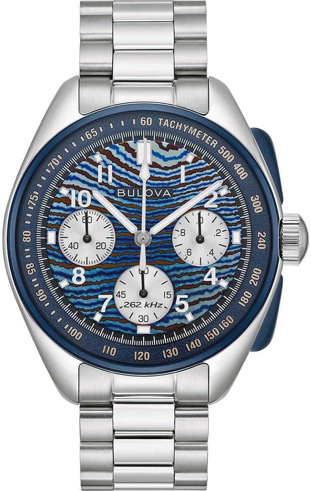 Lunar Pilot Timascus Limited Edition Bulova 98A329 