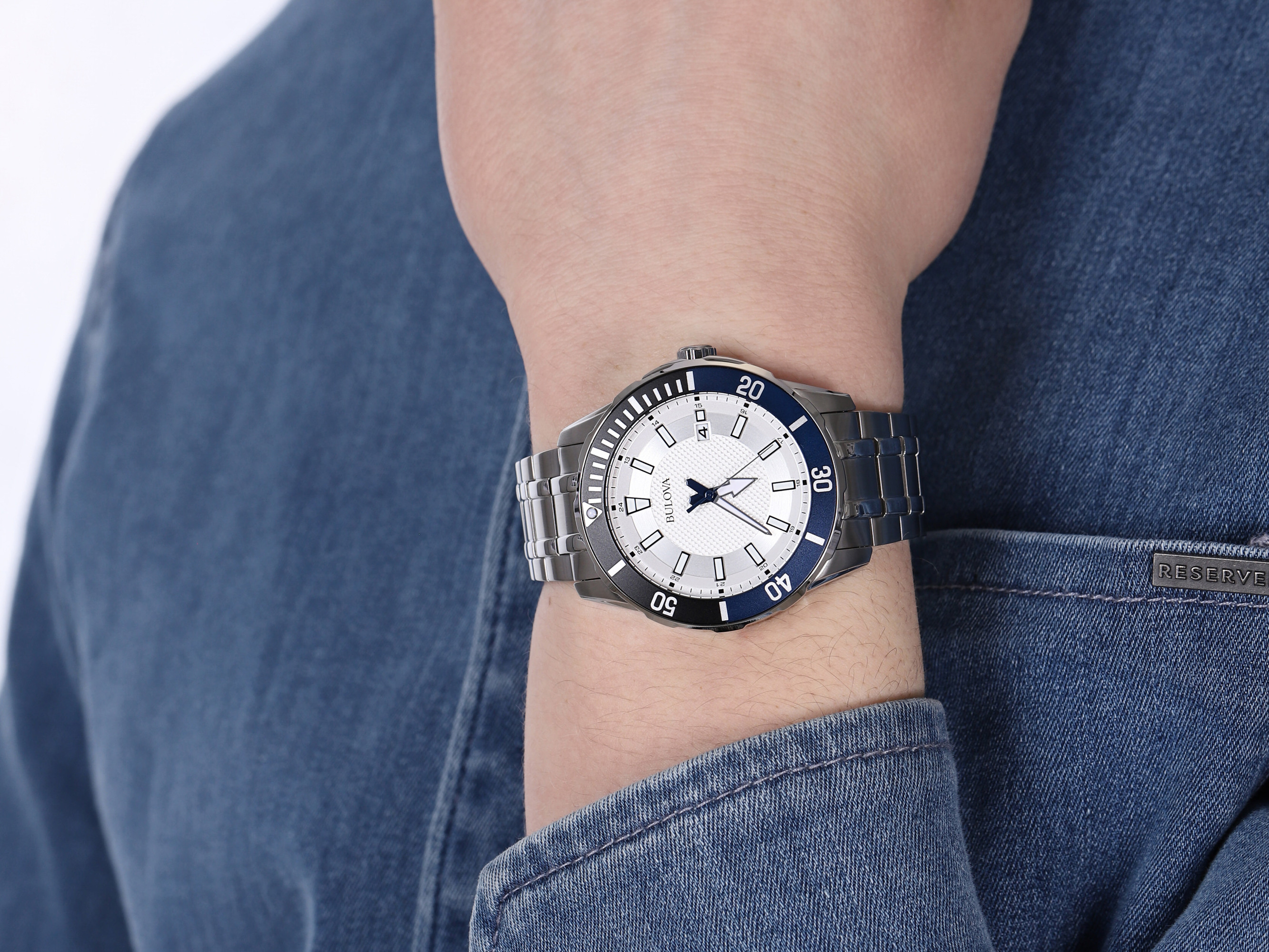 Bulova 98B349 zegarek męski Męskie - miniatura 4