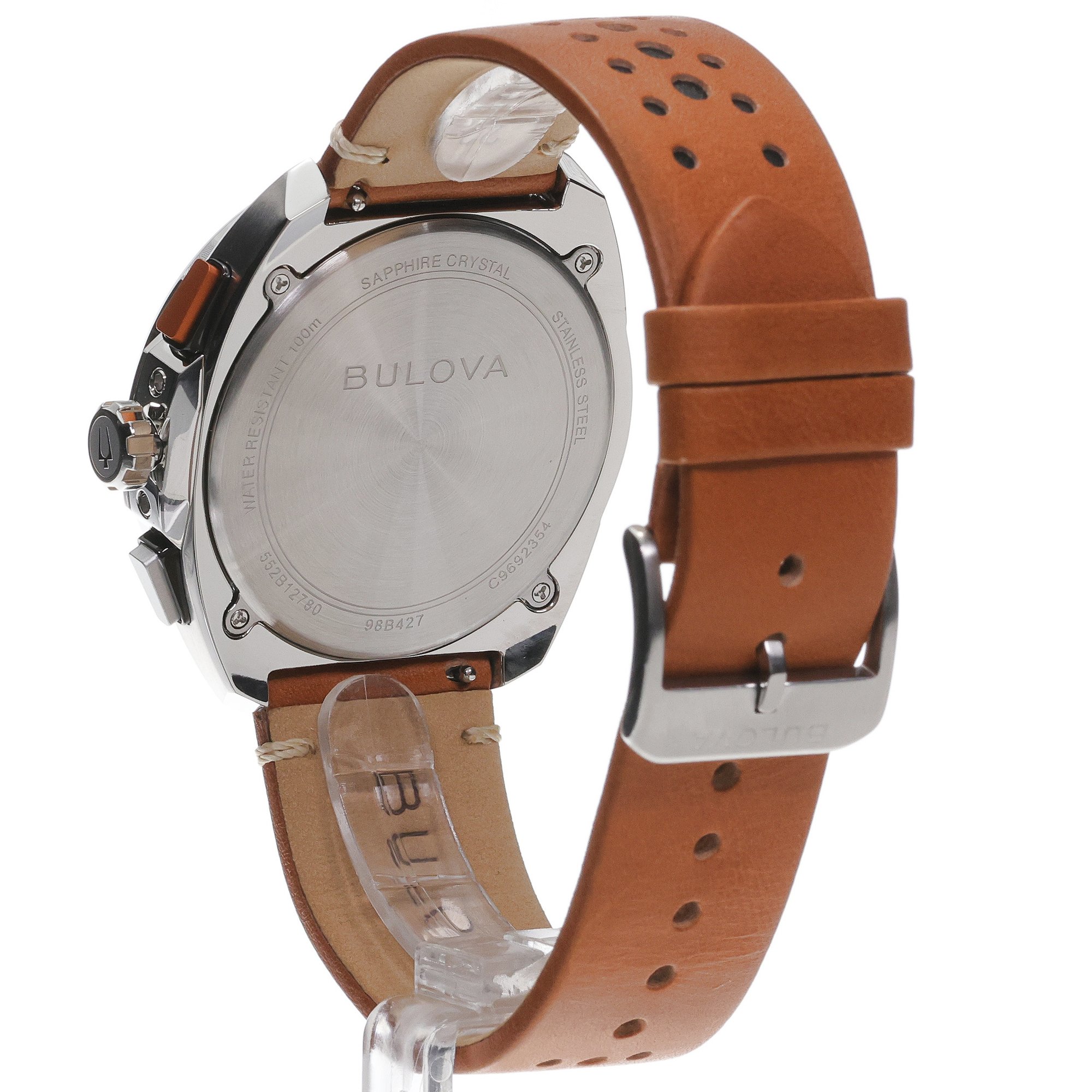 Bulova 98B427 Racing Timepiece Męskie sportowy zegarek czarny - miniatura 4