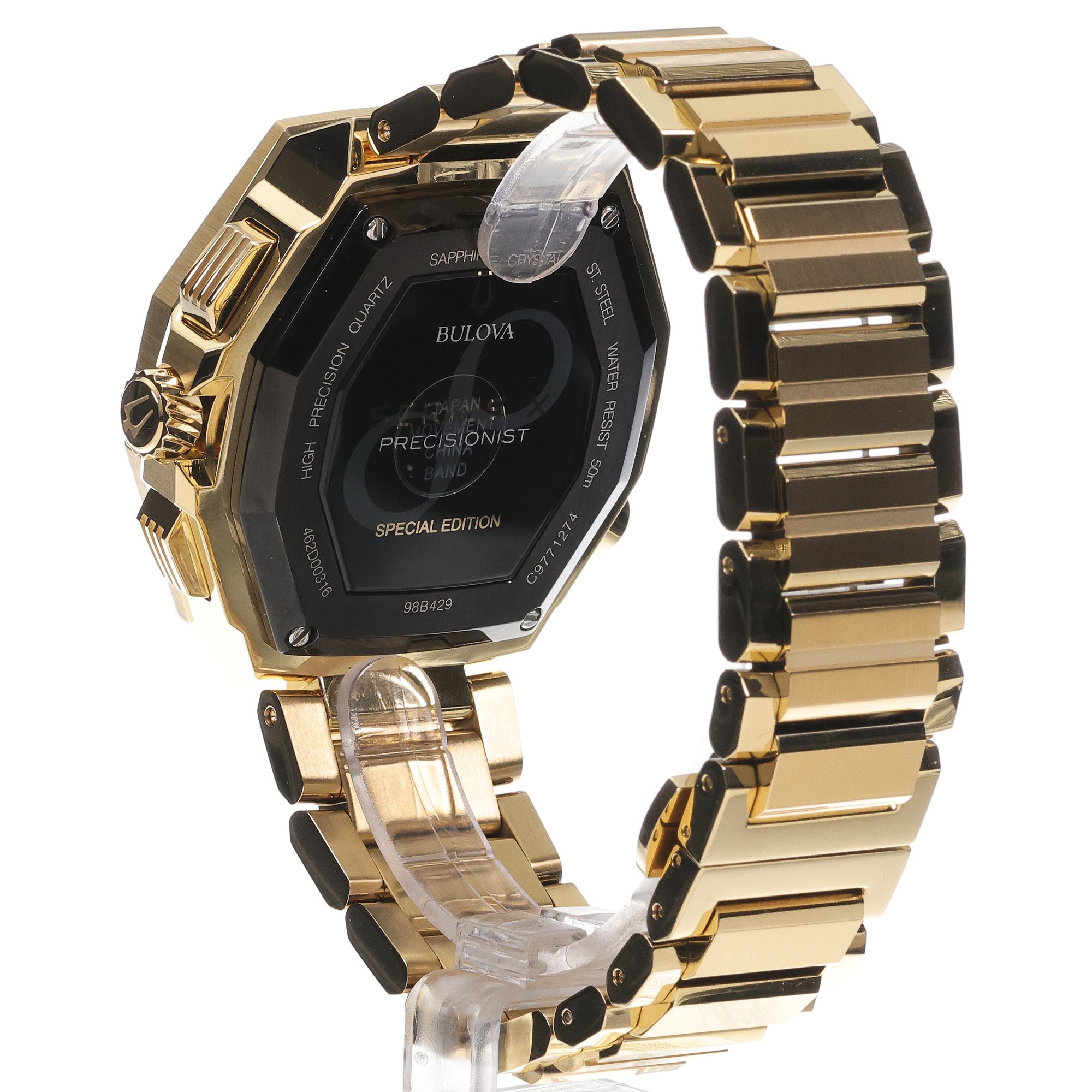 Bulova 98B429 zegarek srebrny sportowy Precisionist bransoleta - miniatura 4