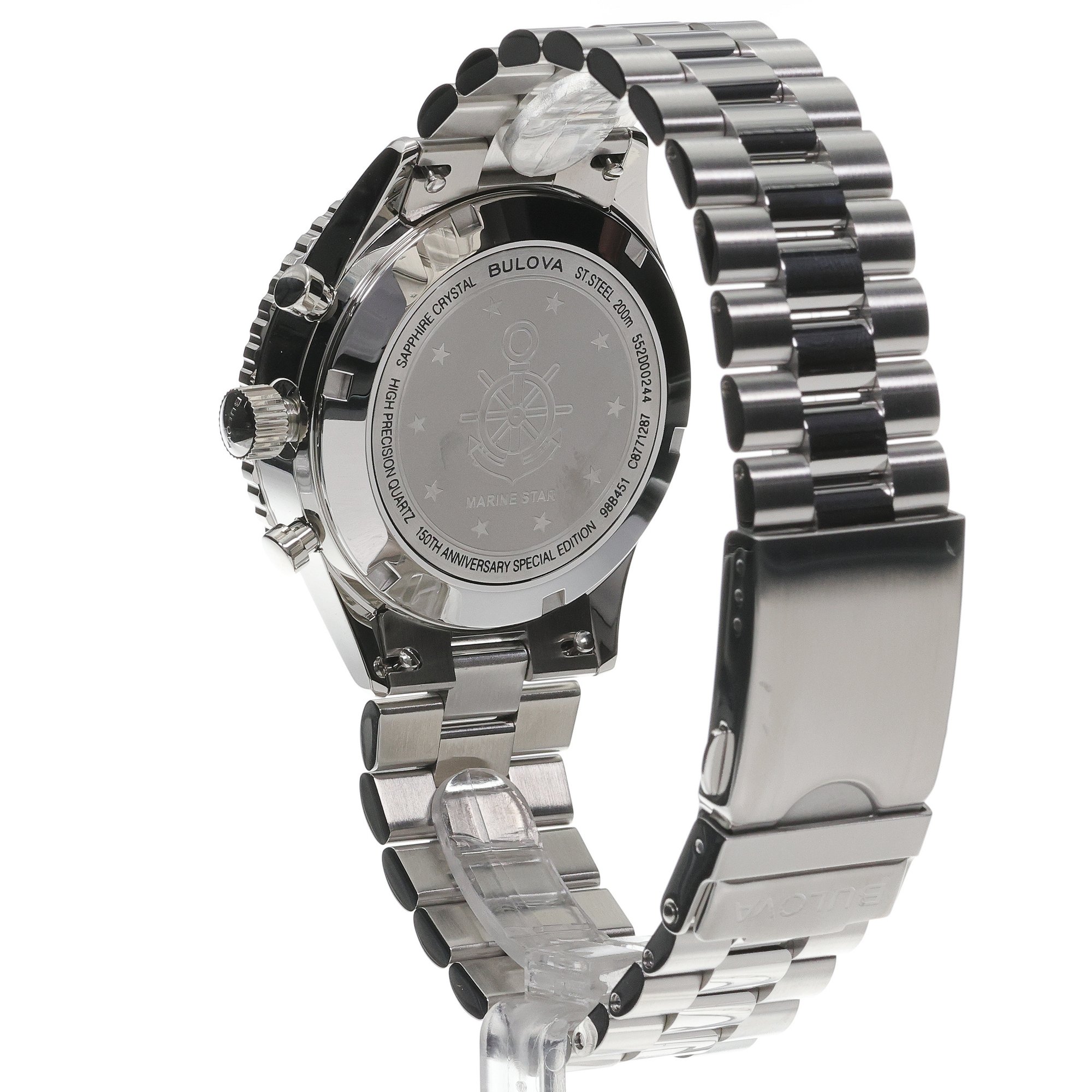Bulova 98B451 Marine Star Heritage Marine Star sportowy zegarek srebrny