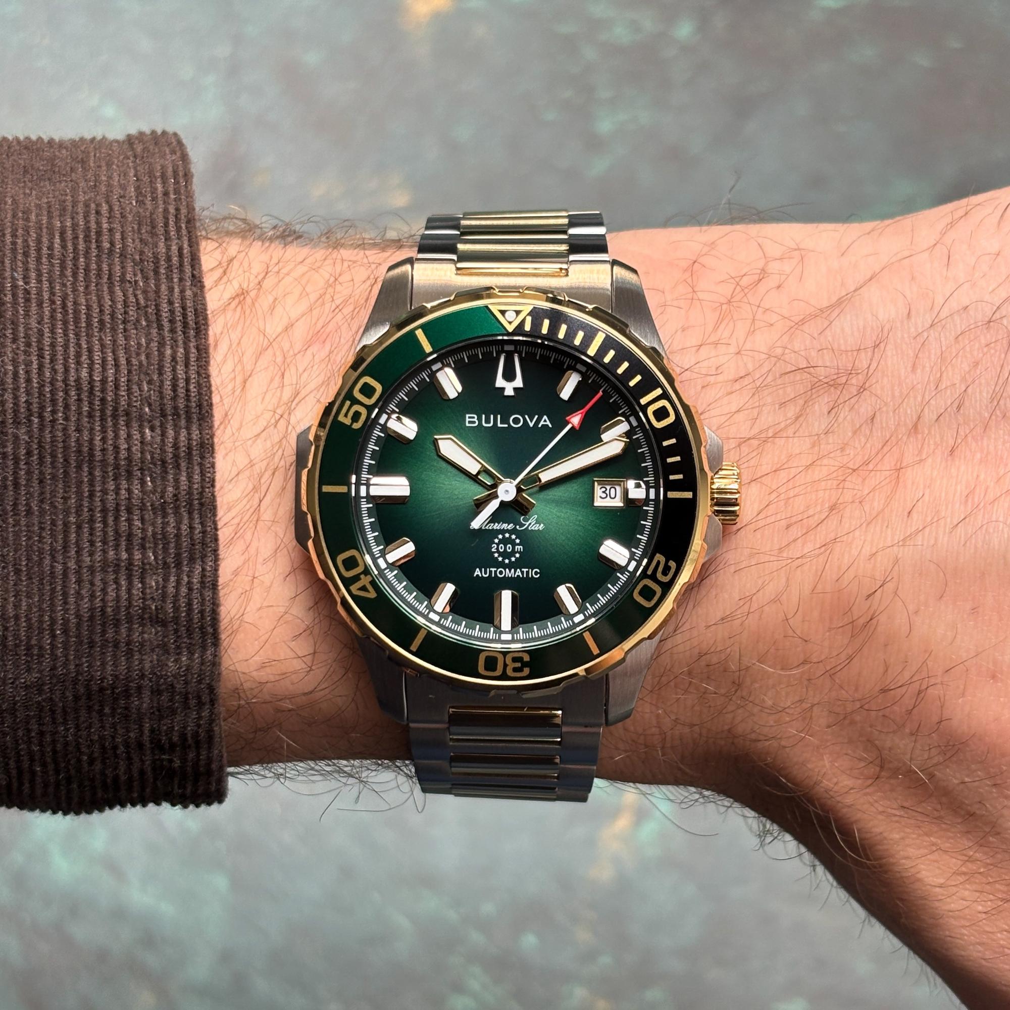 Bulova 98B467 Marine Star Marine Star sportowy zegarek srebrny - miniatura 9