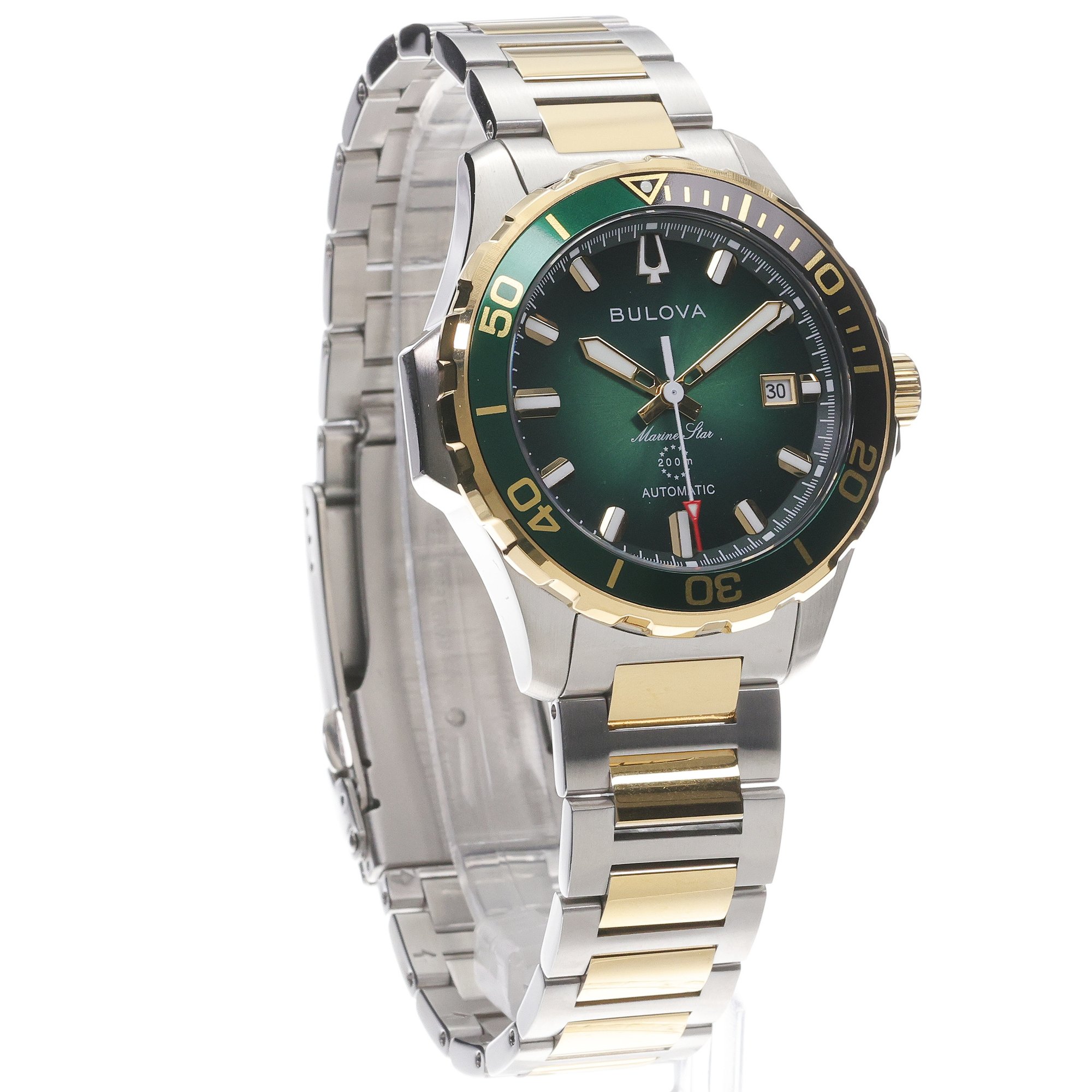 Bulova 98B467 zegarek srebrny sportowy Marine Star bransoleta - miniatura 3