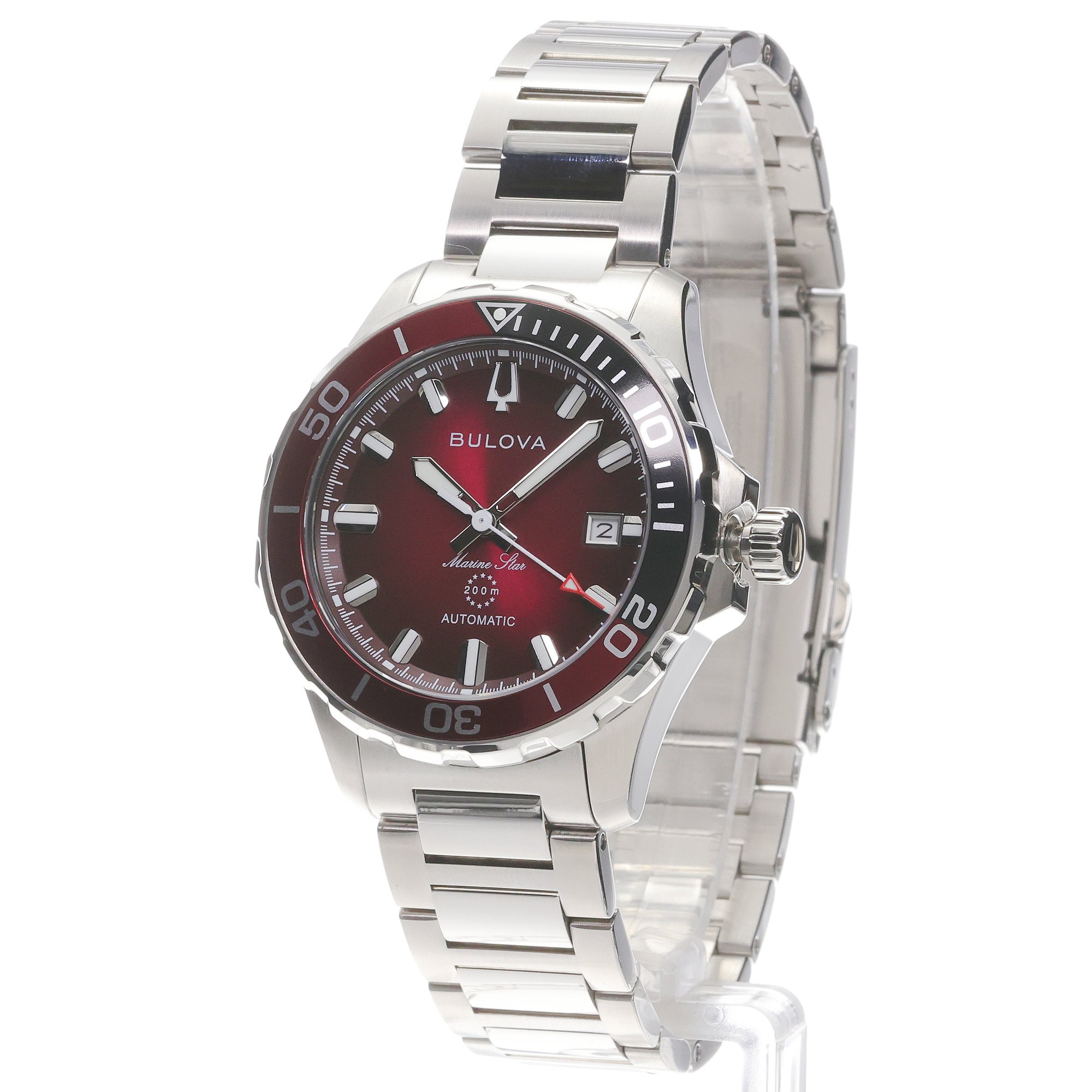 Bulova 98B472 Marine Star Marine Star sportowy zegarek srebrny - miniatura 2