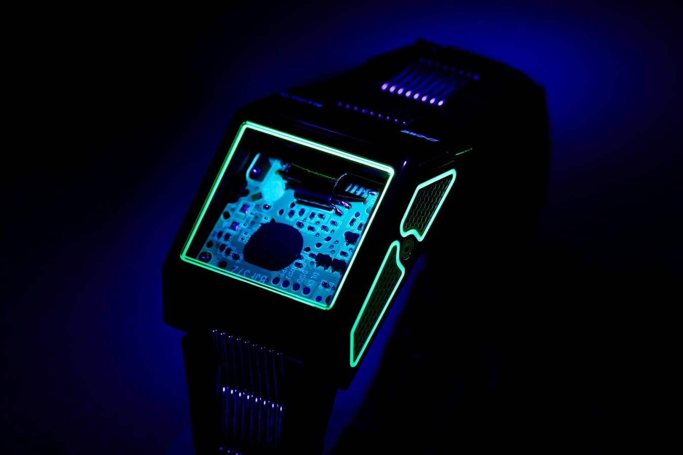 Bulova 98C140 zegarek czarny luksusowy Computron bransoleta
