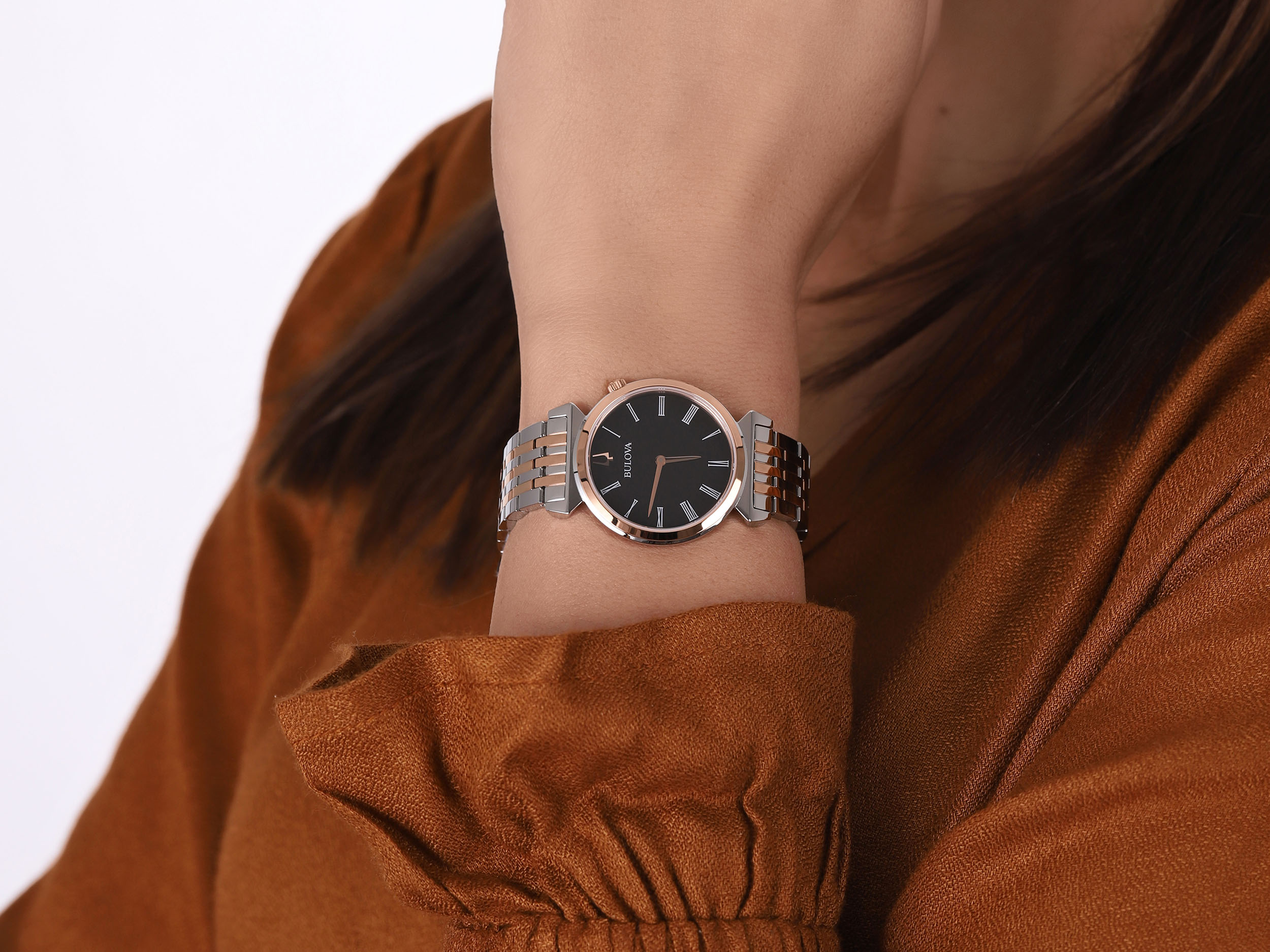 Bulova 98L265 zegarek srebrny klasyczny Classic bransoleta - miniatura 4