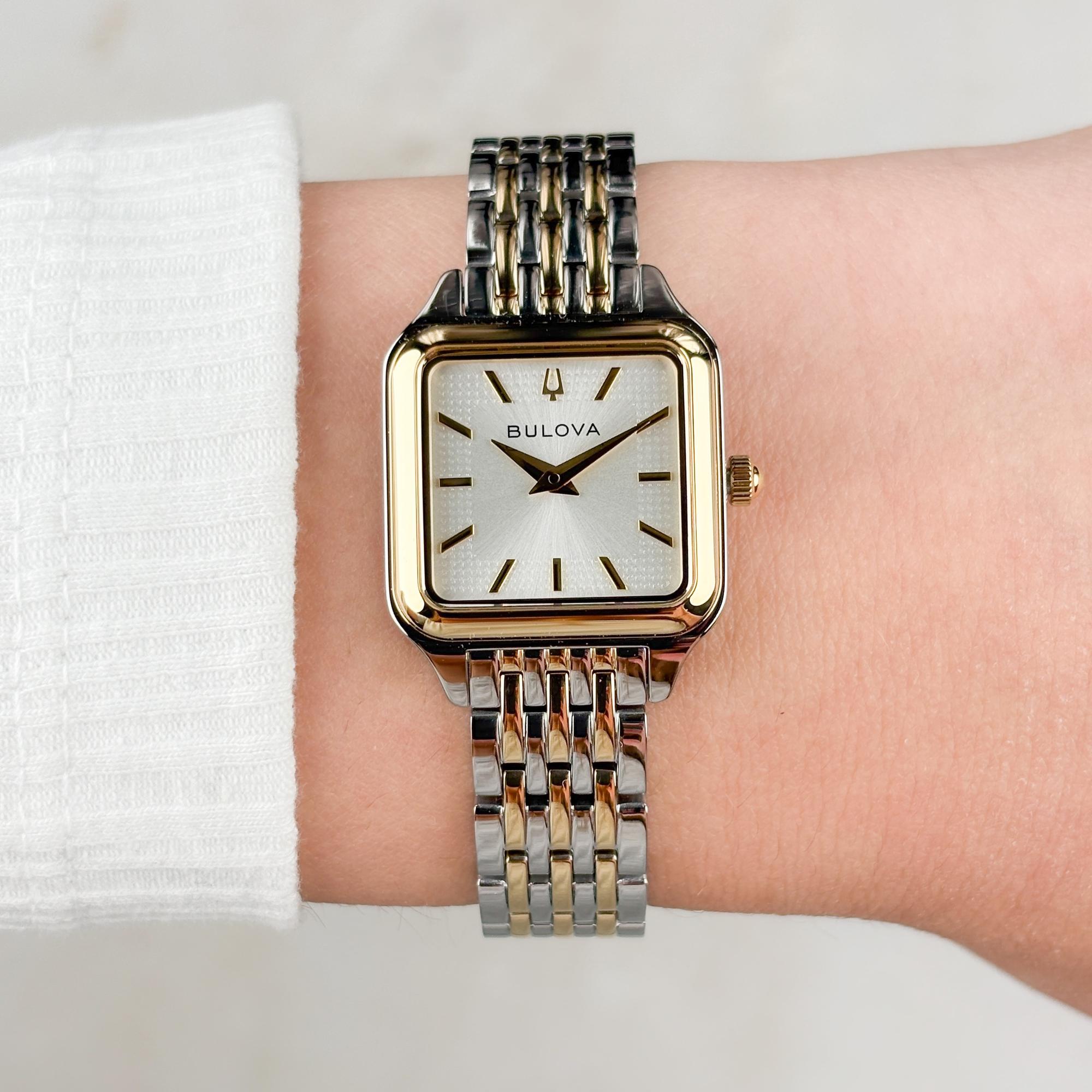Bulova 98L330 zegarek damski Sutton srebrny