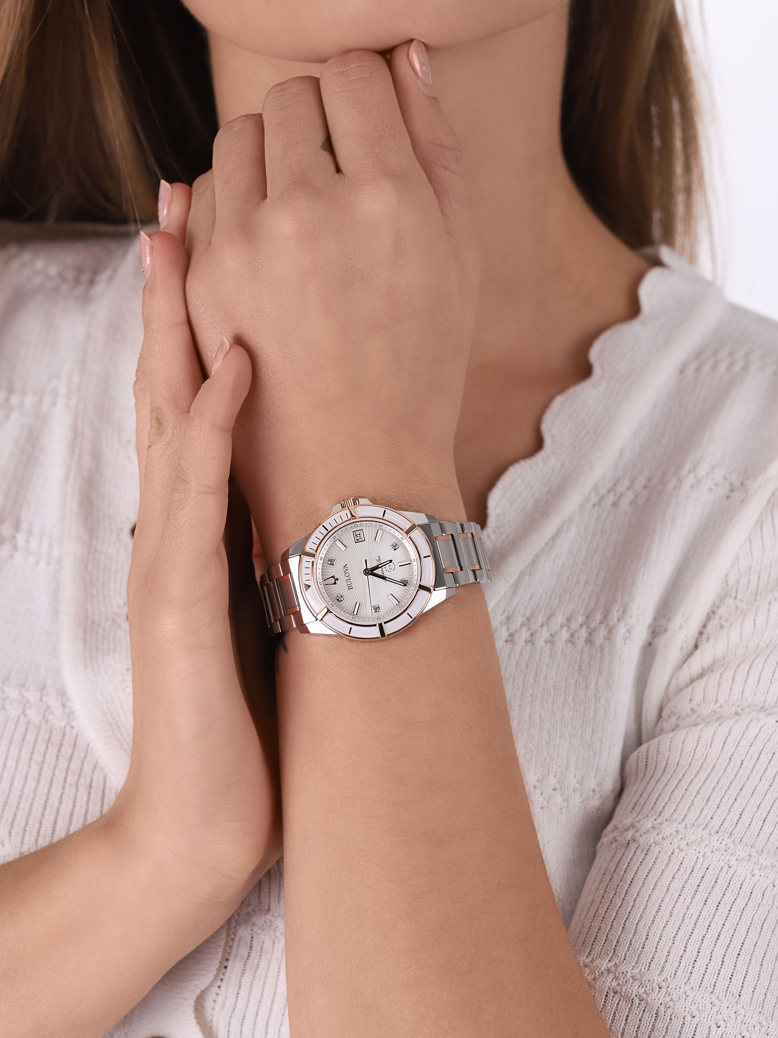Bulova 98P187 damski zegarek Marine Star bransoleta - miniatura 3