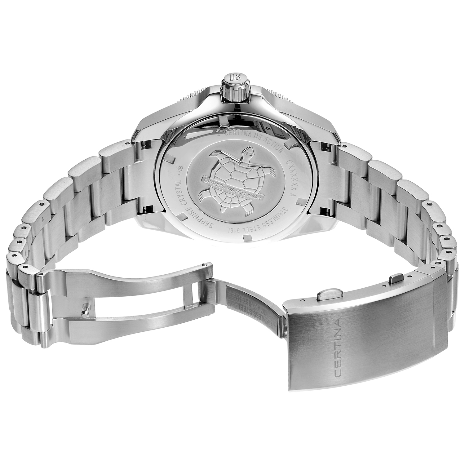C032.607.11.051.00 zegarek srebrny sportowy DS Action bransoleta