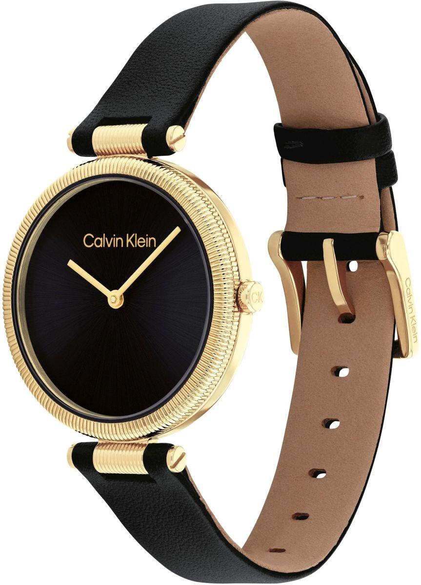 Calvin Klein 25100017 zegarek złoty fashion-modowy Calvin Klein pasek - miniatura 5