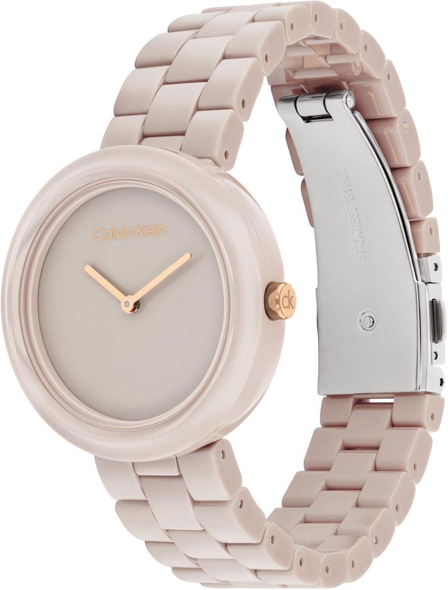 Calvin Klein 25100073 zegarek beżowy klasyczny Classic bransoleta
