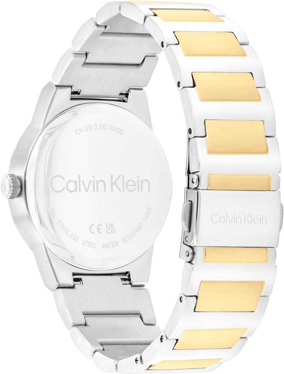 Calvin Klein 25100114 zegarek srebrny klasyczny Classic bransoleta