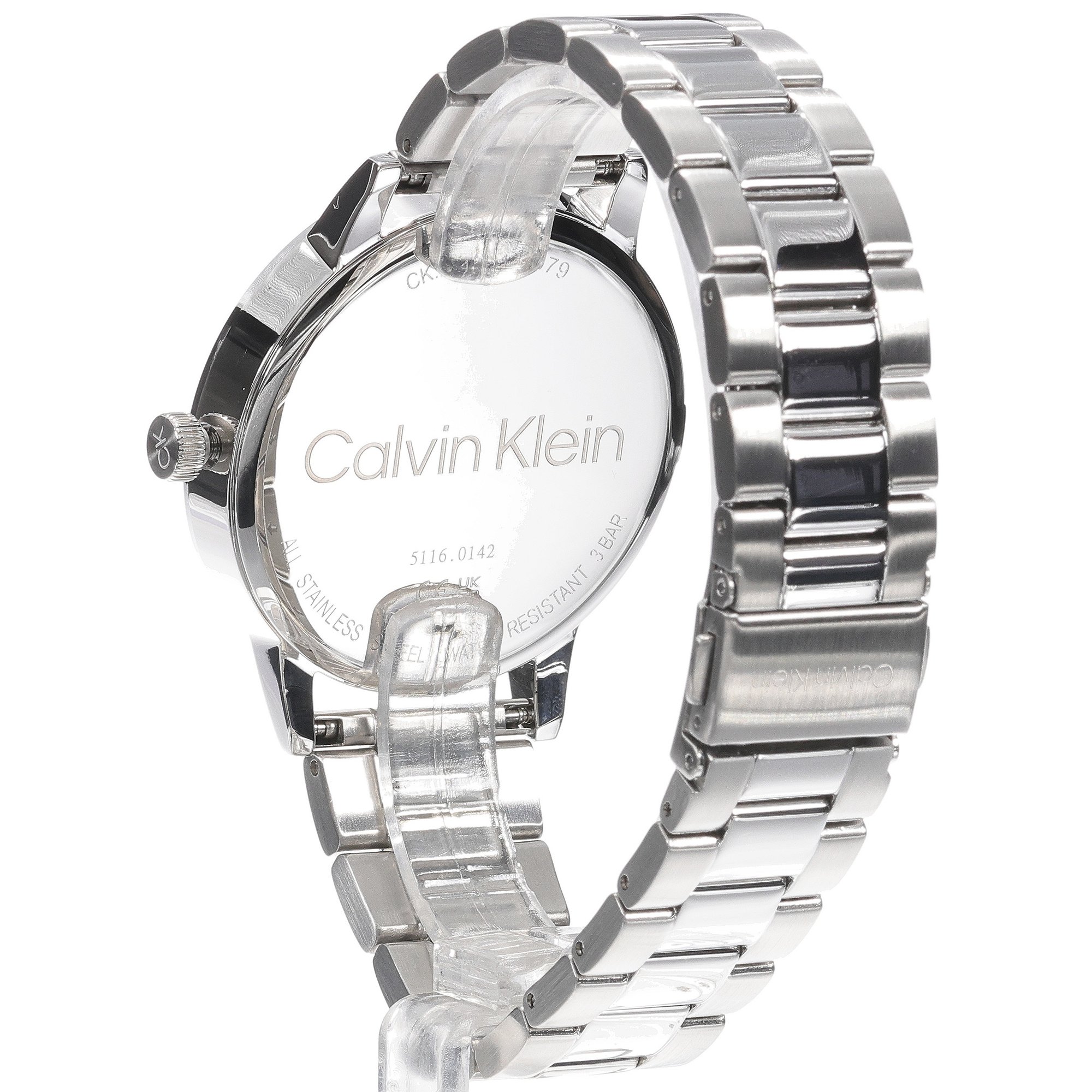 Calvin Klein 25200053 zegarek srebrny fashion-modowy Calvin Klein bransoleta