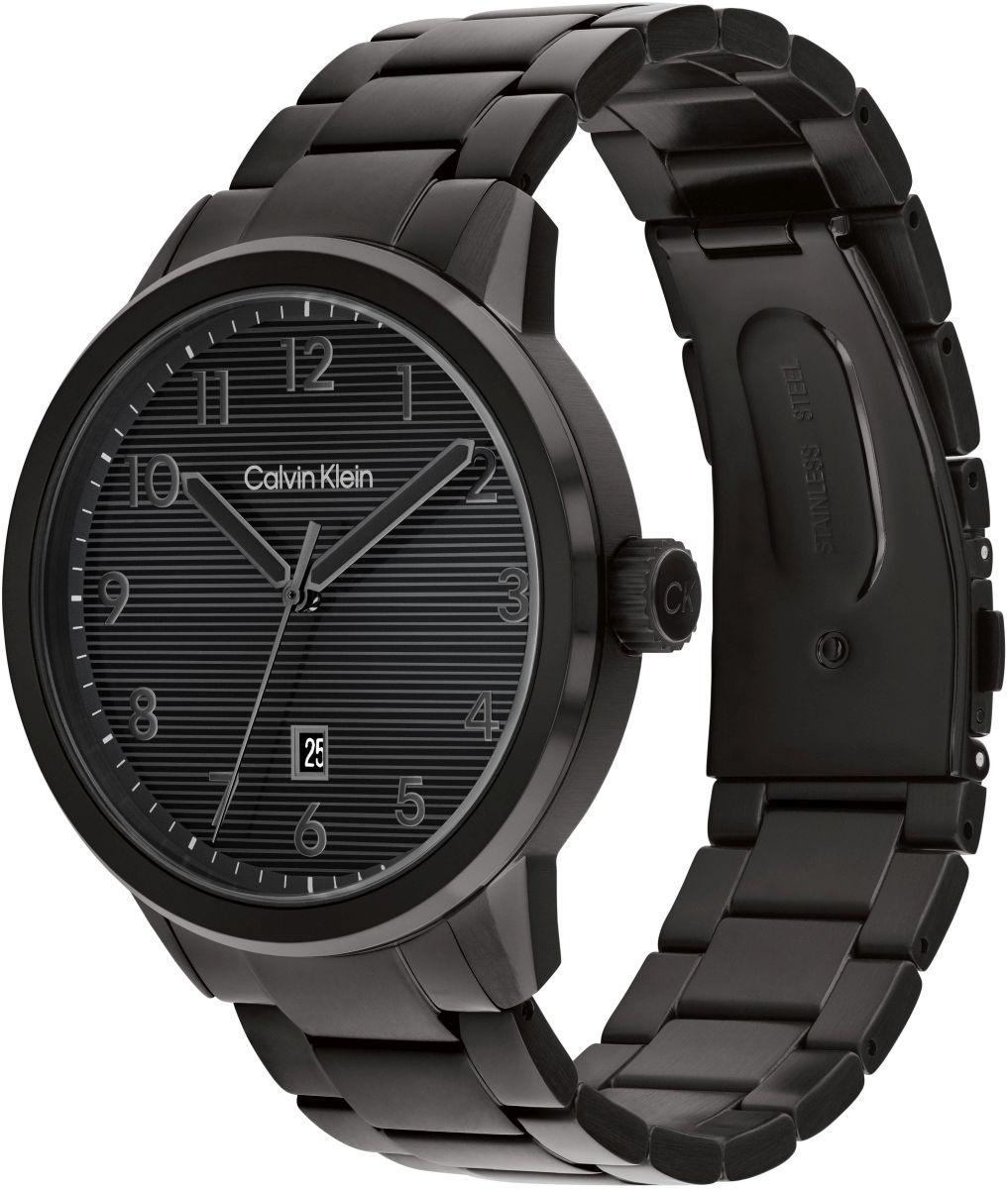 Calvin Klein 25200516 zegarek czarny klasyczny Calvin Klein bransoleta