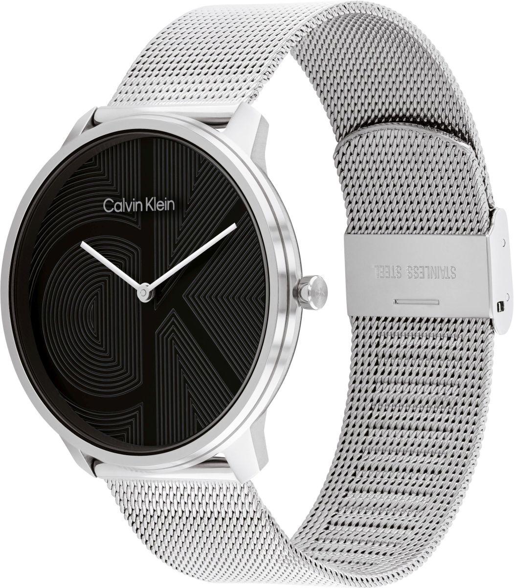 Calvin Klein 25300012 zegarek srebrny fashion-modowy Calvin Klein bransoleta