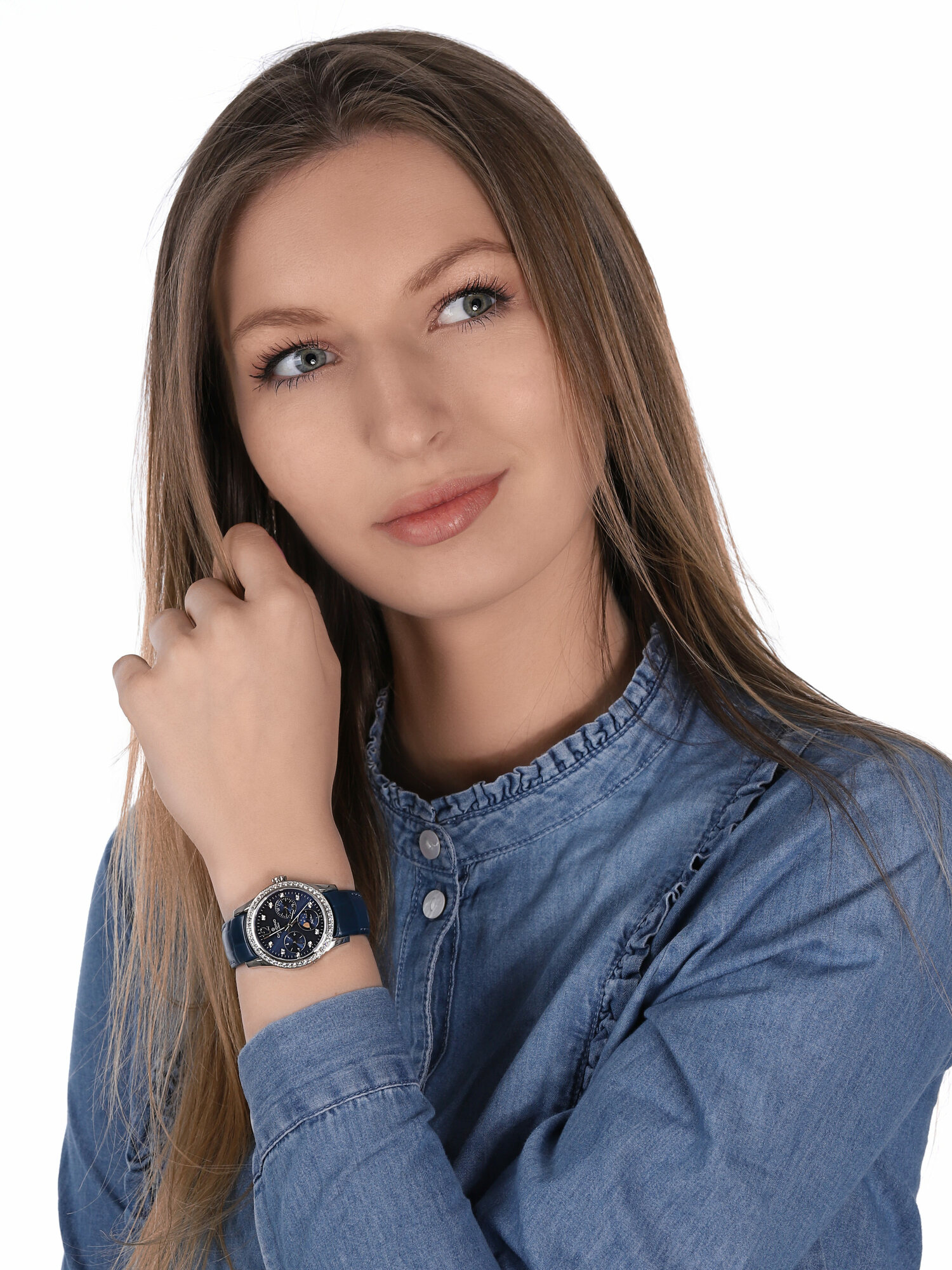 Candino C4684-2 zegarek srebrny klasyczny LADY PETITE pasek