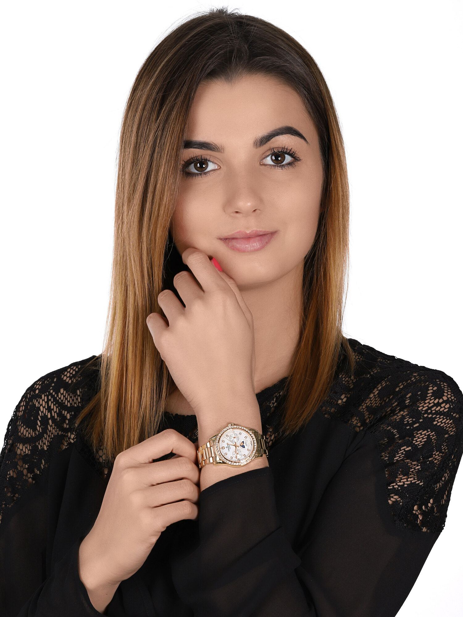 Candino C4689-1 zegarek złoty klasyczny LADY PETITE bransoleta - miniatura 2