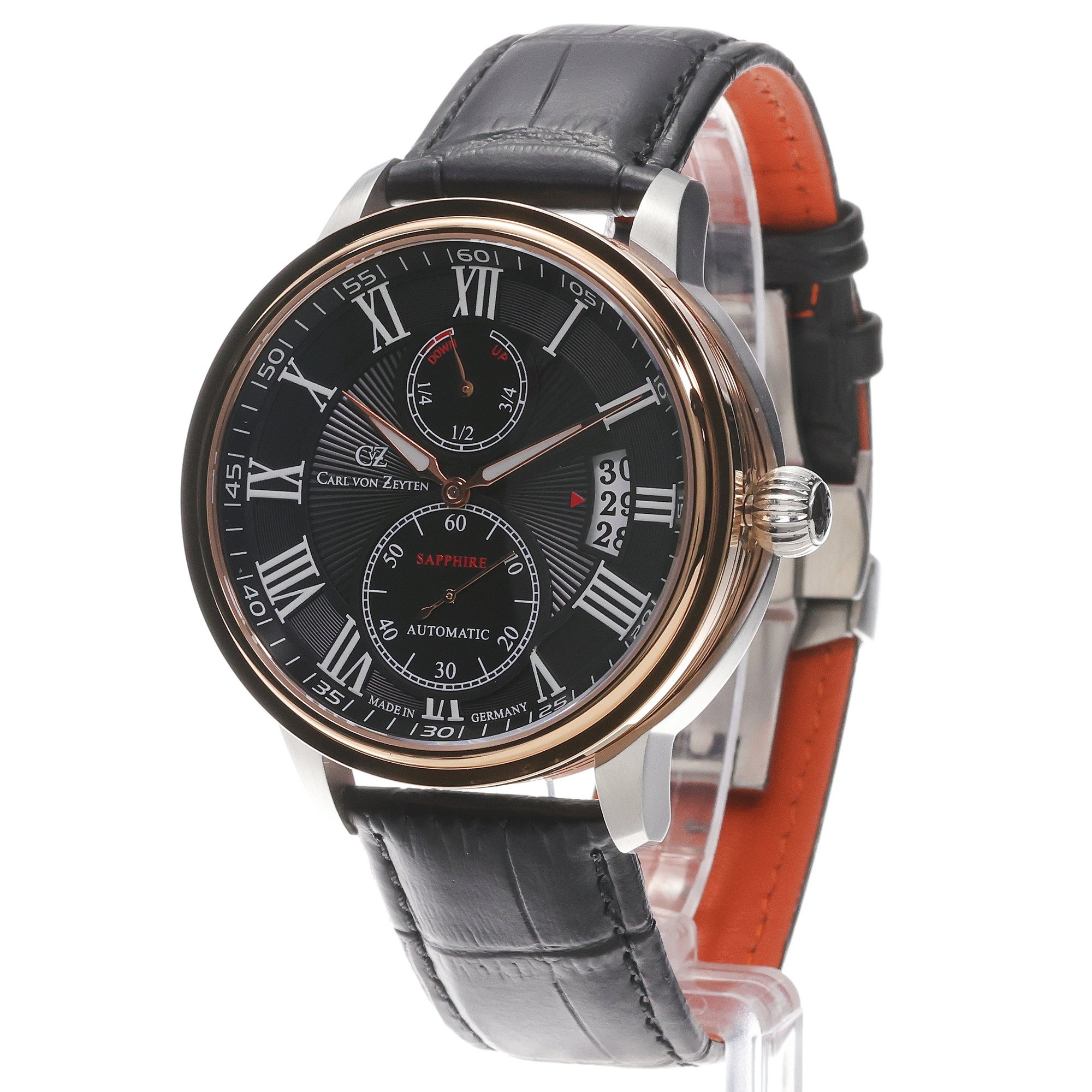Carl von Zeyten CVZ0082BKS Munstertal Automatic zegarek klasyczny Munstertal - miniatura 2
