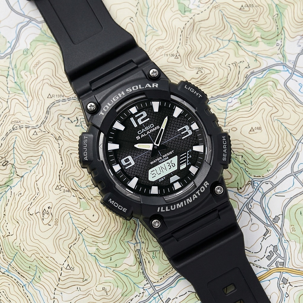 Casio AQ-S810W-1AVEF zegarek męski Analogowo - cyfrowe - miniatura 2