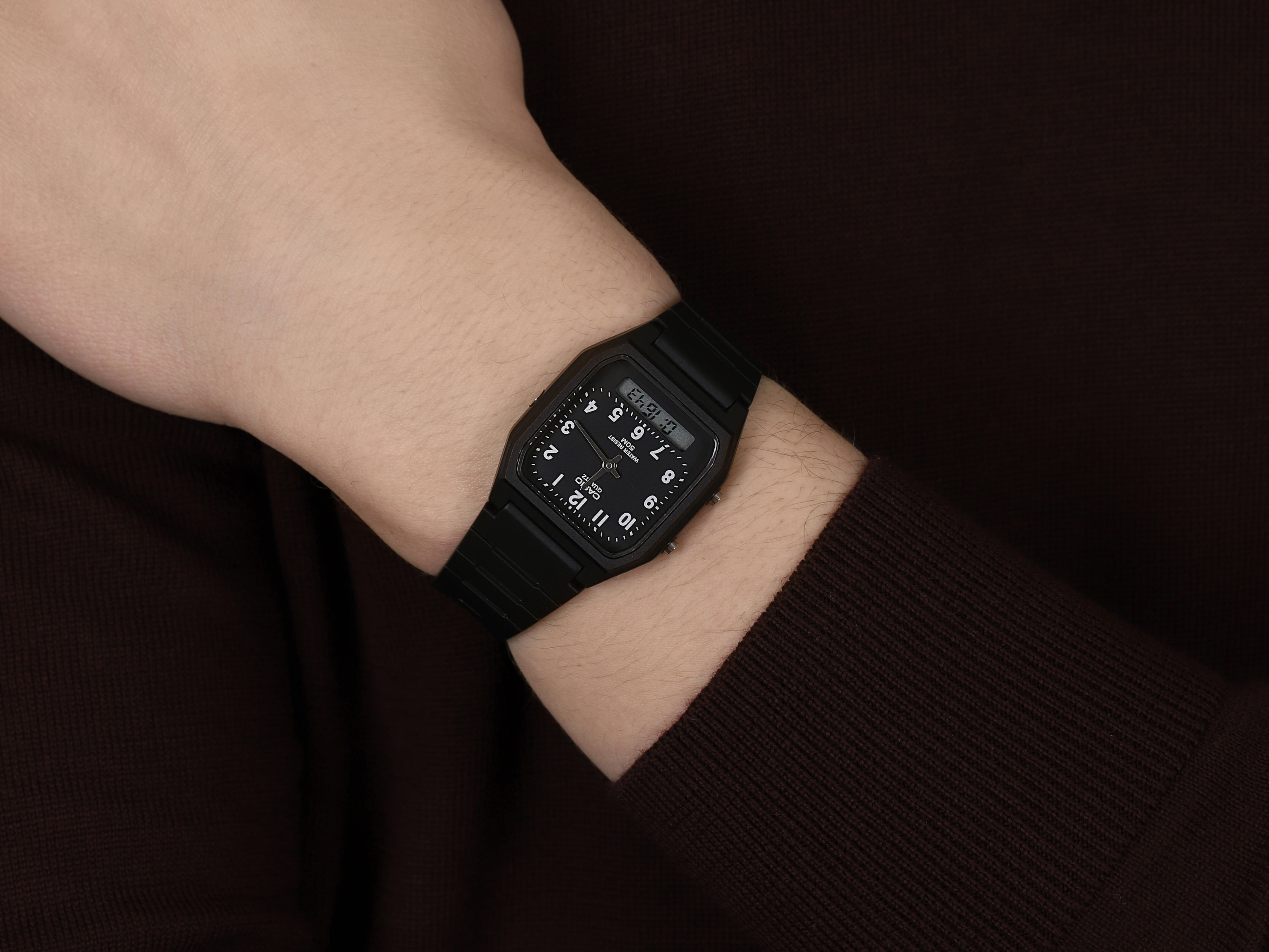 Casio AW-48H-1BV zegarek męski Analogowo - cyfrowe