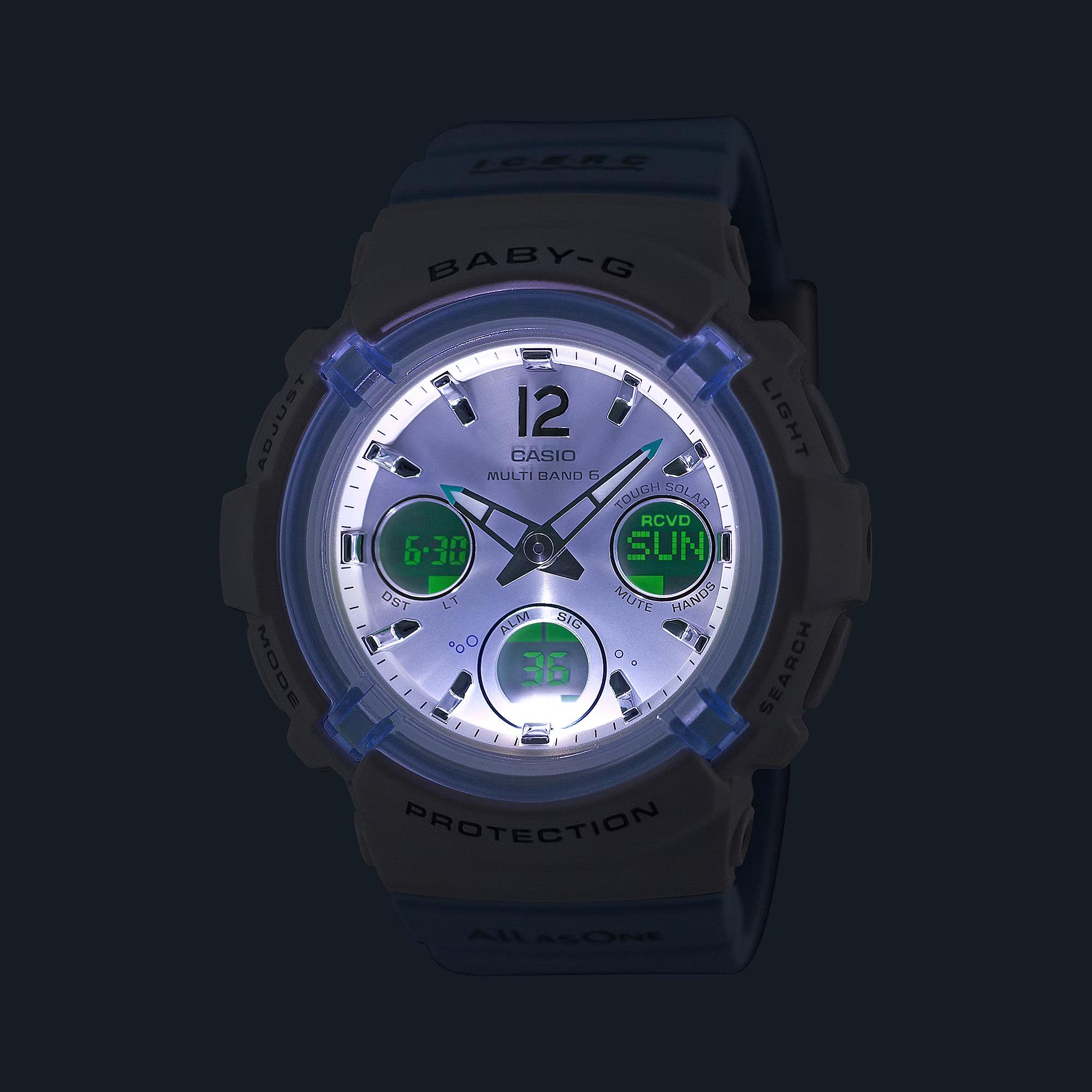 Zegarek Baby-G Casio x I.C.E.R.C. Love the Sea and the Earth Special Edition damski BGA-2800K-7AER podświetlenie SuperIlluminator