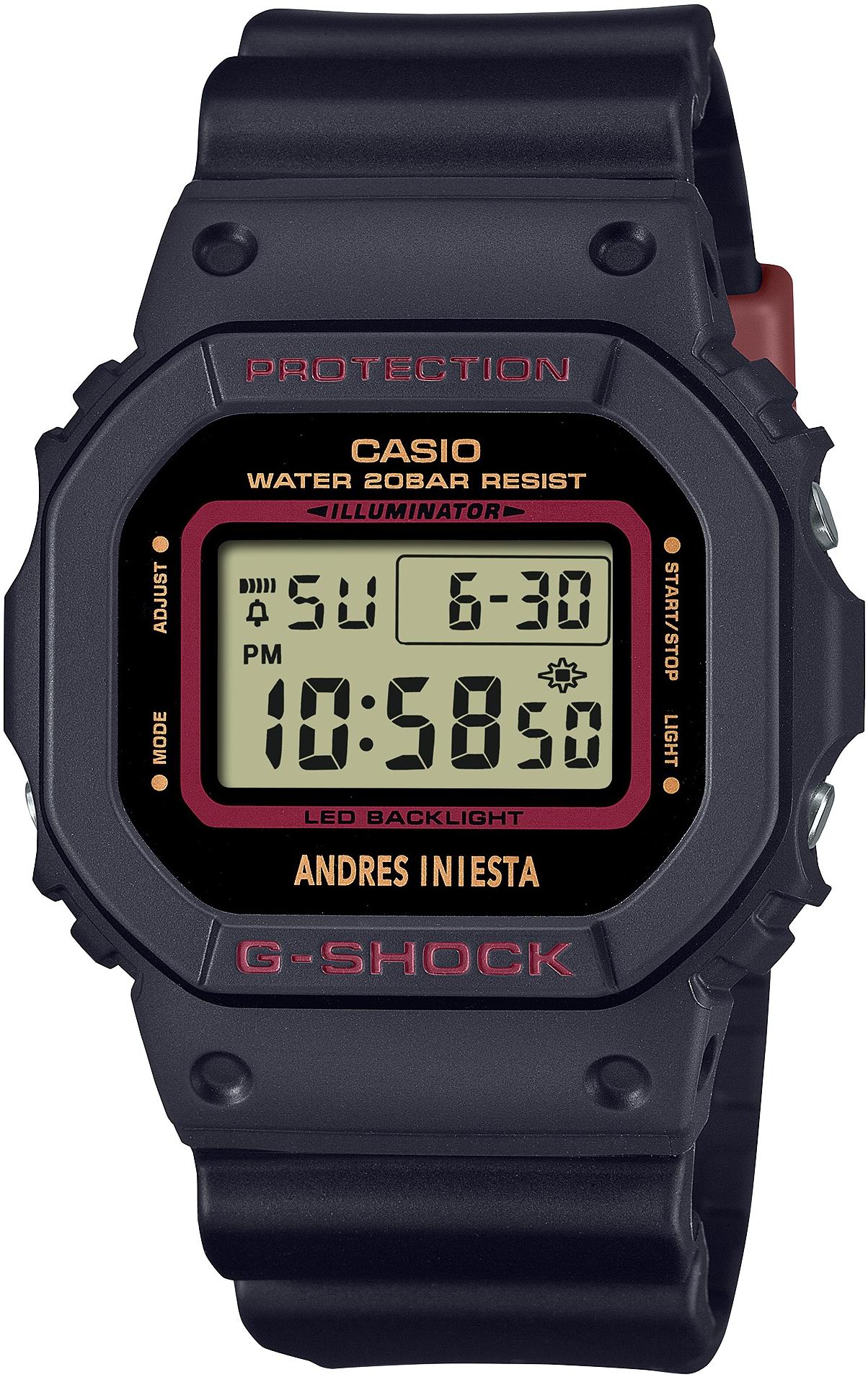 G-SHOCK G-SHOCK ANDRÉS INIESTA SIGNATURE MODEL MASTER THE GAME DW-5600AI-1ER