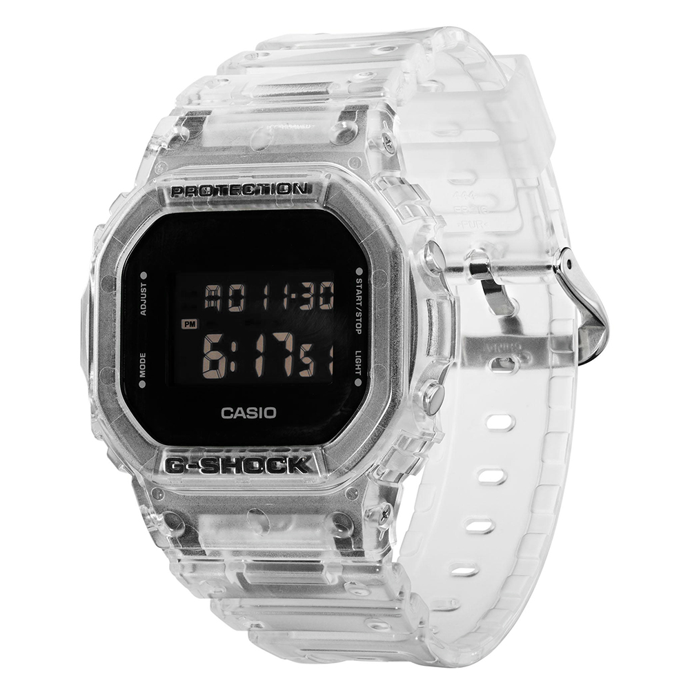 Casio DW-5600SKE-7ER zegarek bezbarwny sportowy G-Shock pasek