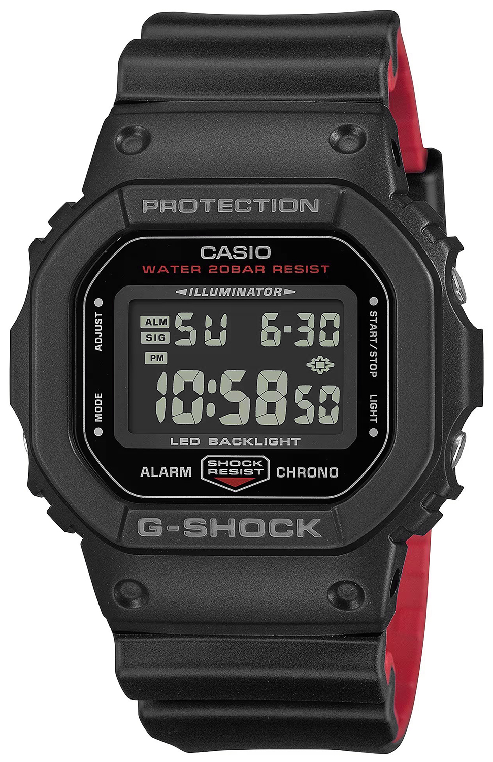 G-SHOCK G-SHOCK BLACK & RED DW-5600UHR-1ER