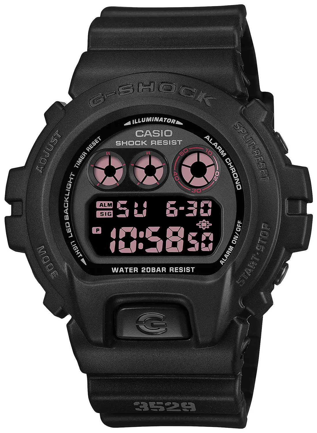 G-SHOCK G-SHOCK MAT BLACK RED EYE DW-6900UMS-1ER