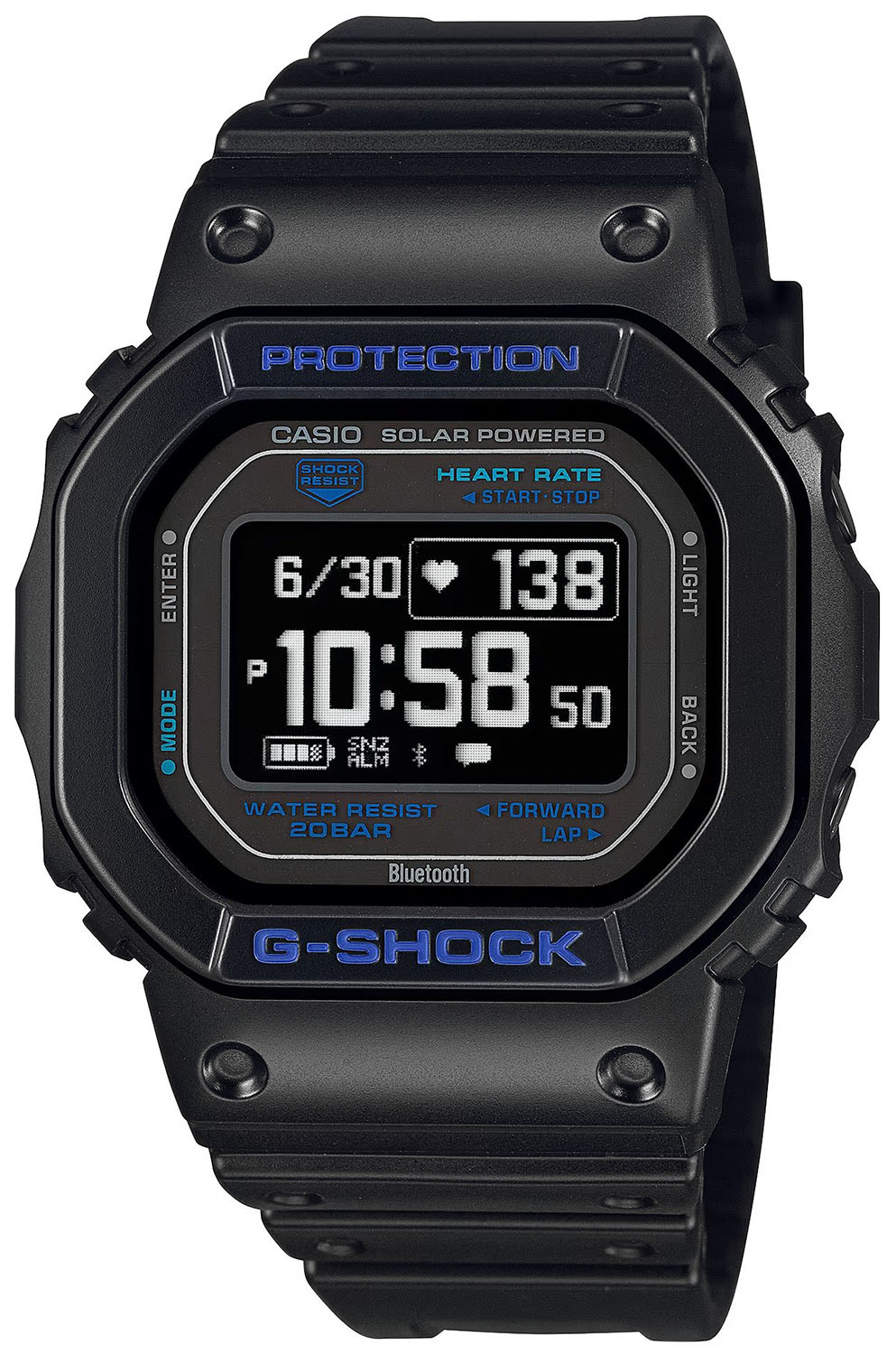 G-SHOCK G-SQUAD MOVE SQUARE BLUETOOTH DW-H5600-1A2ER