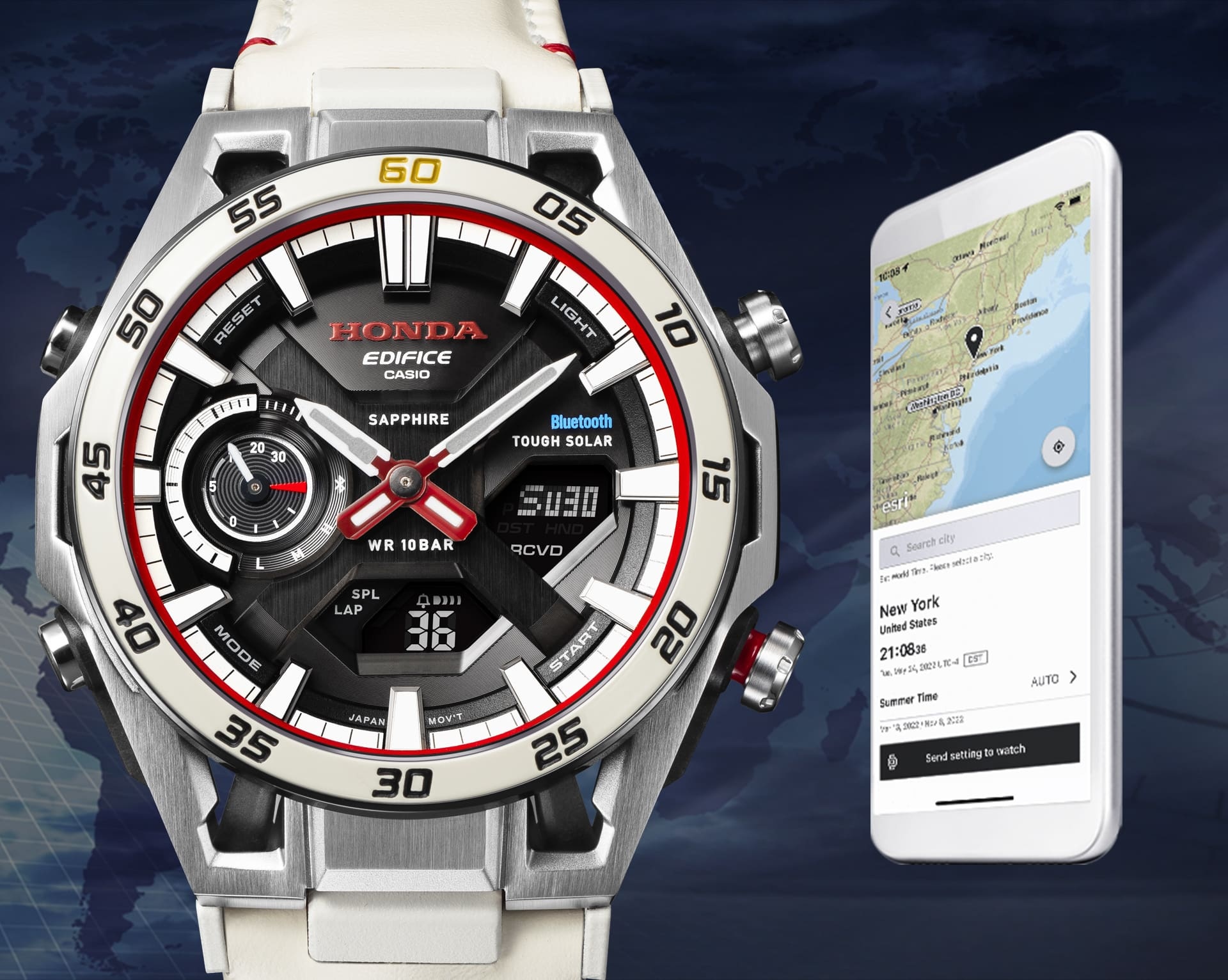 Casio ECB-2300HR-1AER zegarek