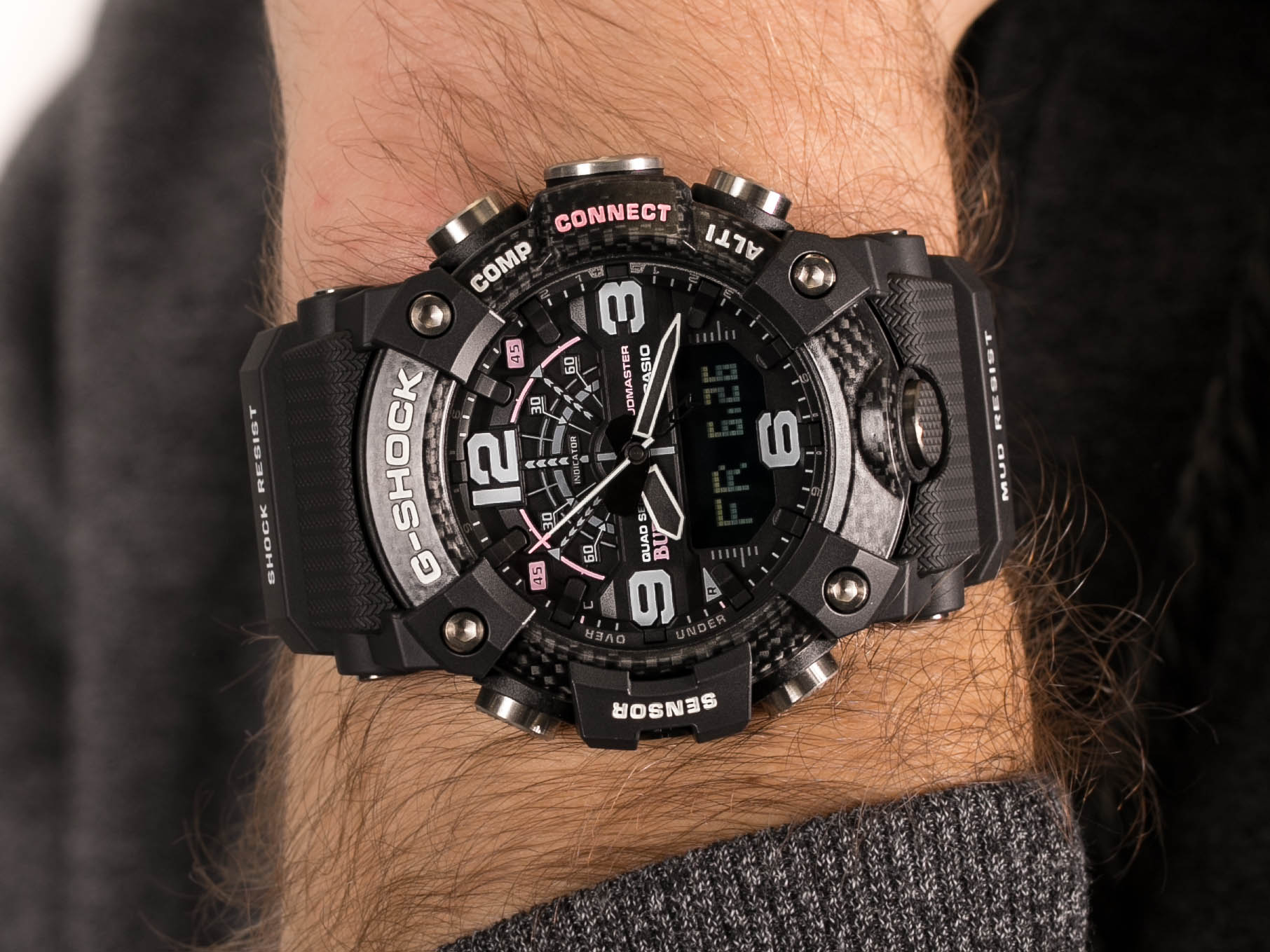 G-Shock GG-B100BTN-1AER Mudmaster Carbon Core G-SHOCK X BURTON smartwatch sportowy G-SHOCK Master of G