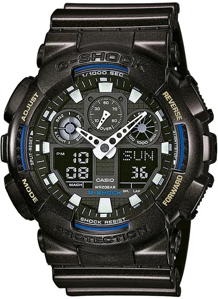 Casio GA-100B-7AER + BEZEL 10447325 + PASEK 10447332 - zdjęcie 1