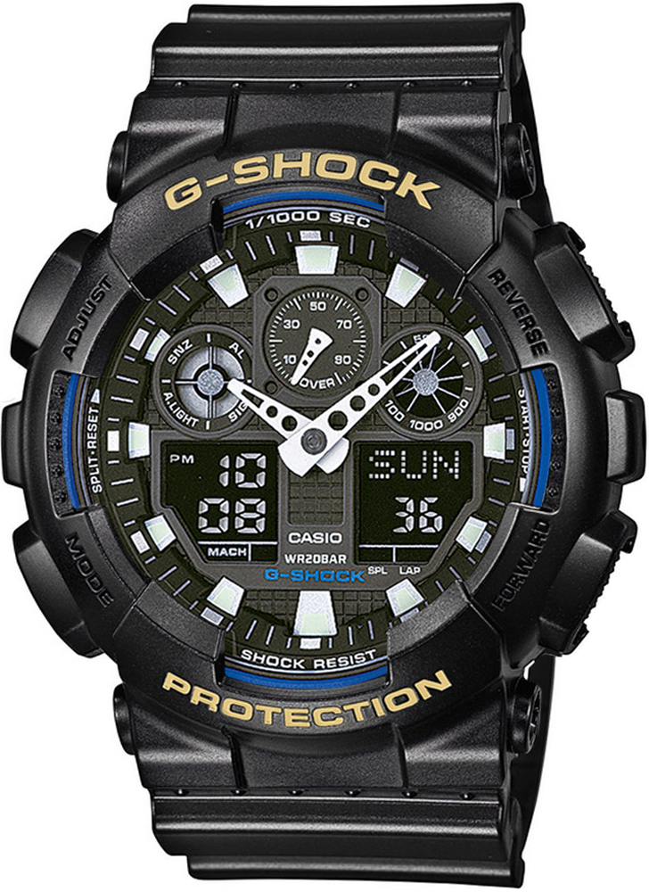 G-SHOCK GA-100B-7AER + BEZEL 10467789 + PASEK 10467763