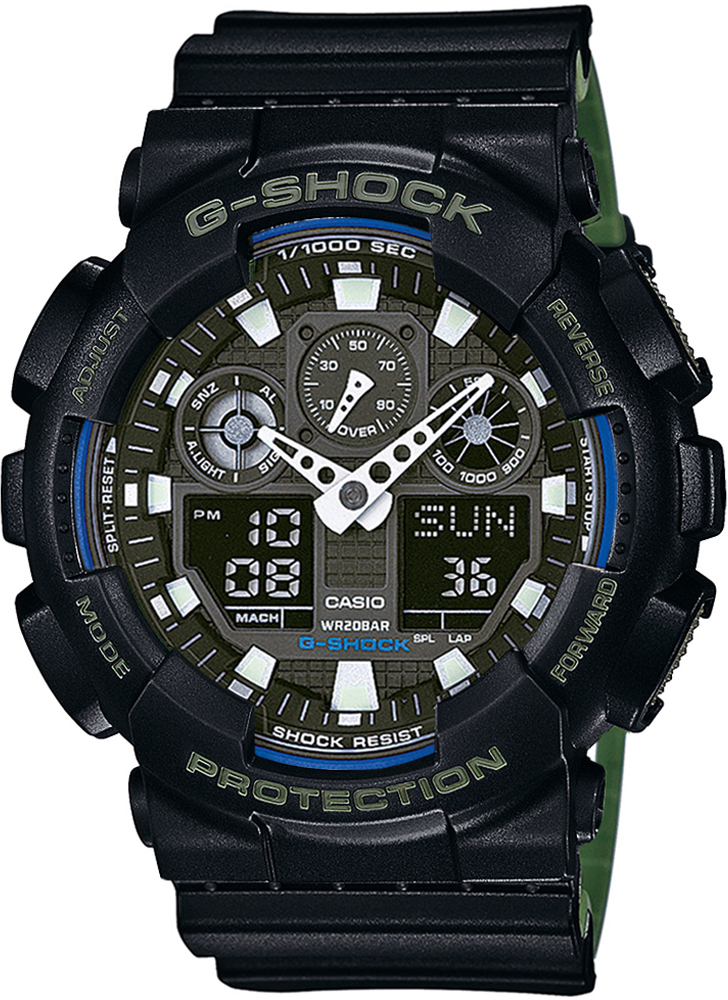 G-SHOCK GA-100B-7AER + BEZEL 10527397 + PASEK 10527466