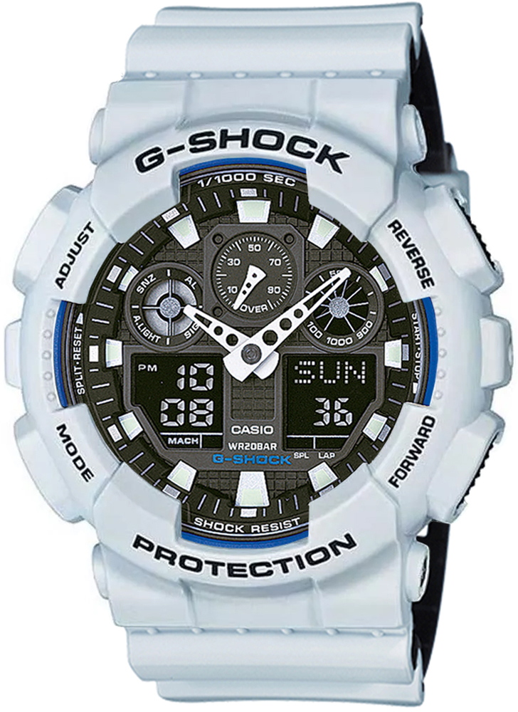 G-SHOCK GA-100B-7AER + BEZEL 10527400 + PASEK 10527469