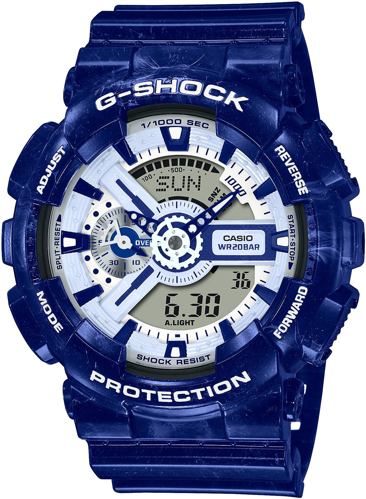 G-SHOCK G-SHOCK BLUE AND WHITE POTTERY GA-110BWP-2AER