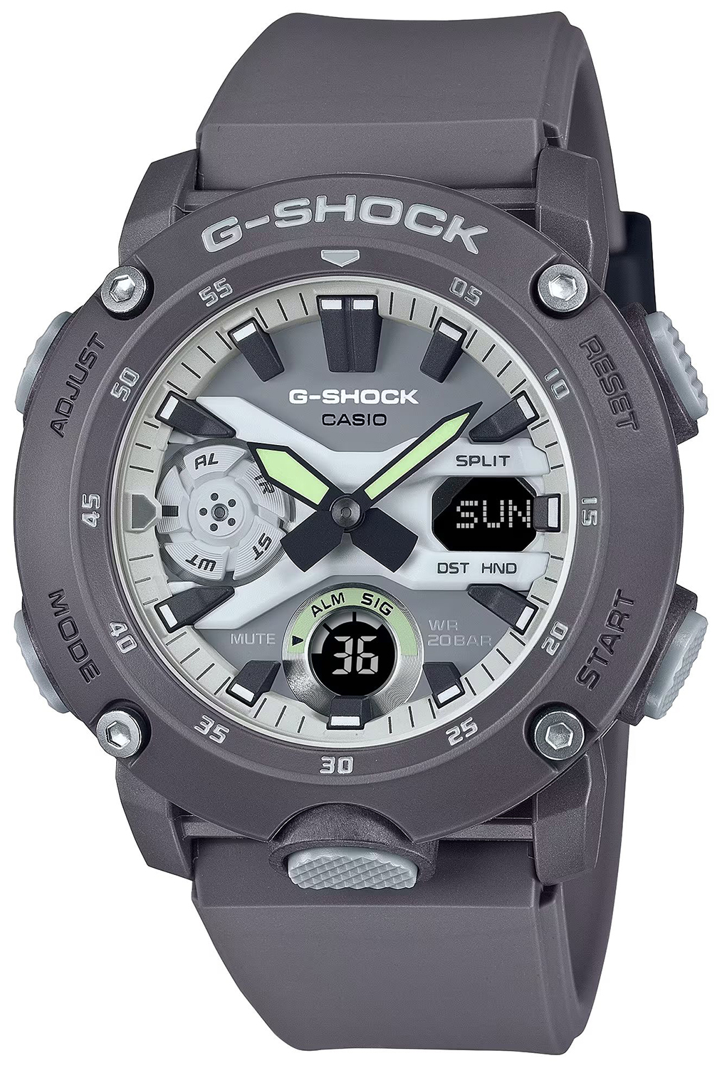 G-SHOCK G-SHOCK HIDDEN GLOW GA-2000HD-8AER