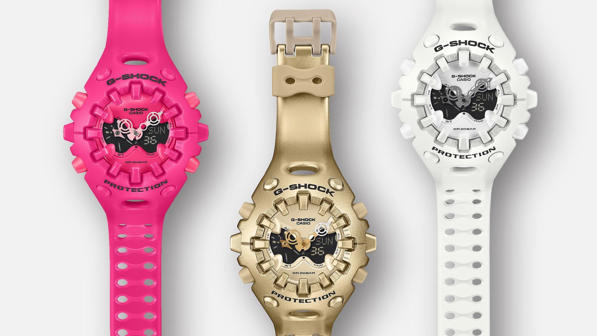 Casio GA-V01A-9AER zegarek zielony sportowy Casio pasek - miniatura 5