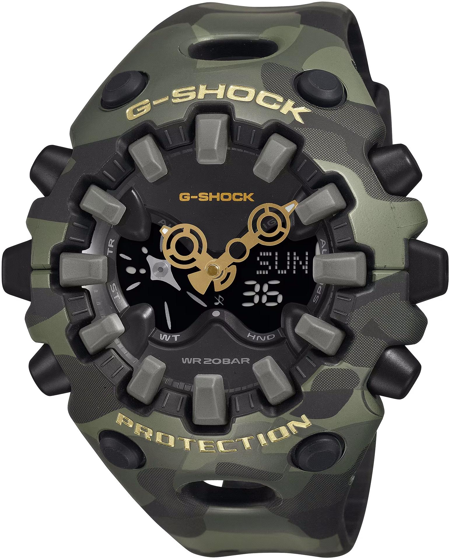 G-Shock Bold Camo Series - Camo And Gold Casio G-SHOCK GA-V01CMG-3AER 