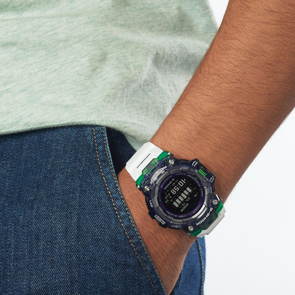 Casio GBD-100SM-1A7ER zegarek czarny sportowy G-SHOCK Original pasek