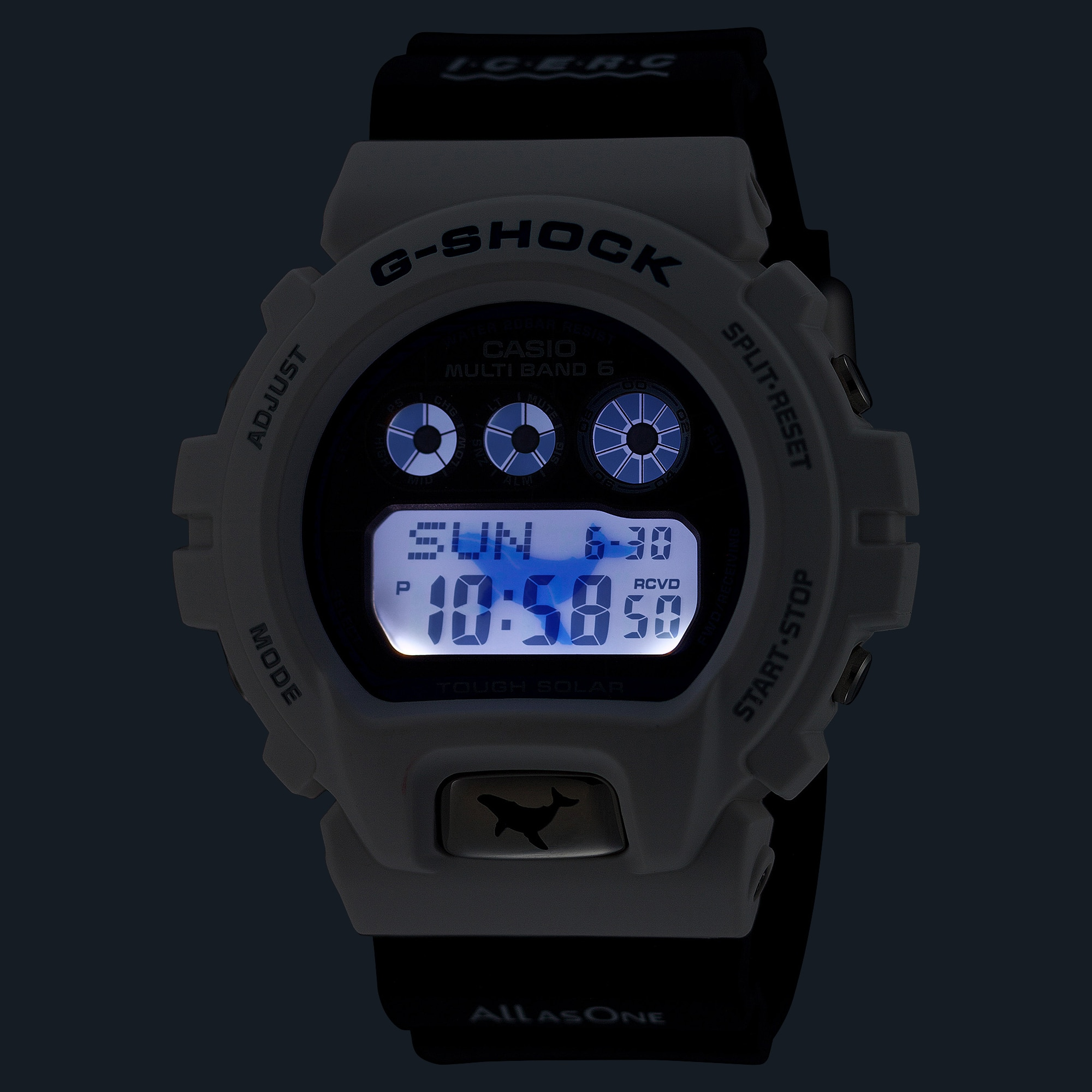 Zegarek G-SHOCK Casio x I.C.E.R.C. Love the Sea and the Earth Special Edition GW-6905K-7AER z podświetleniem